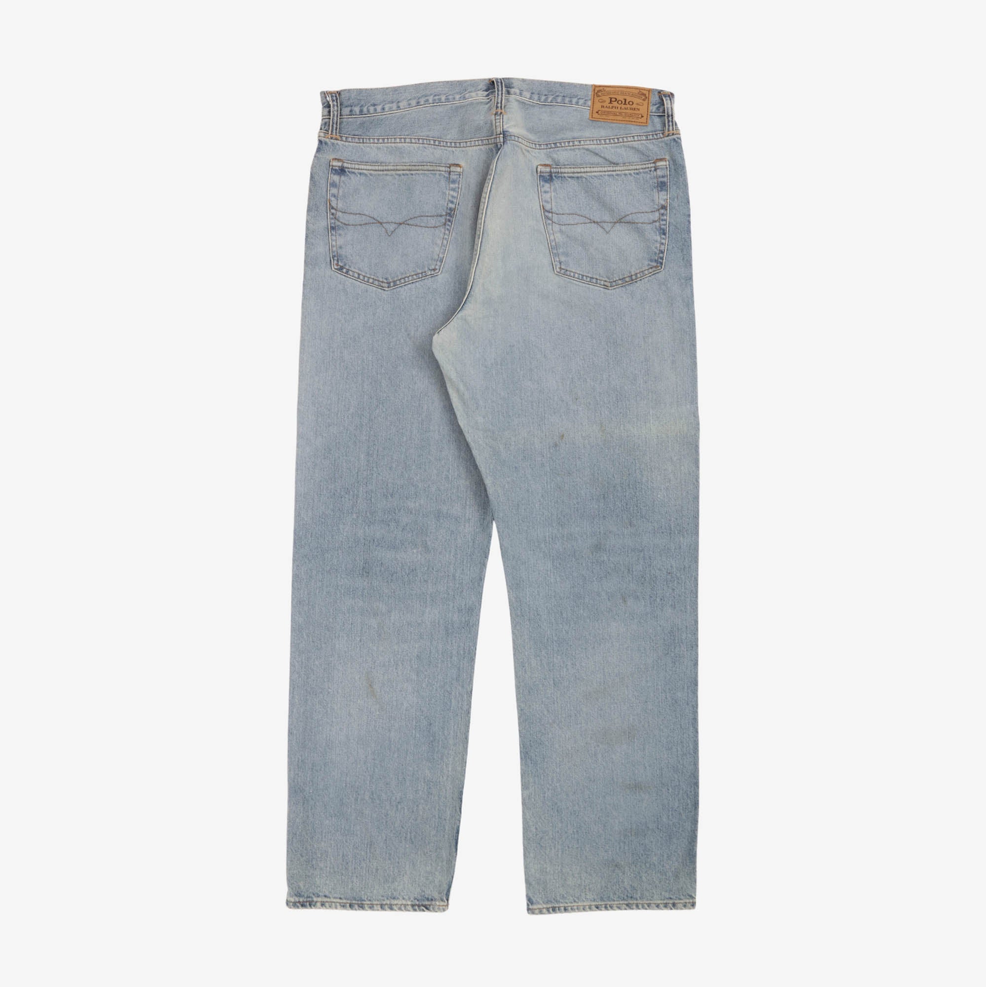 Straight Fit Distressed Jean