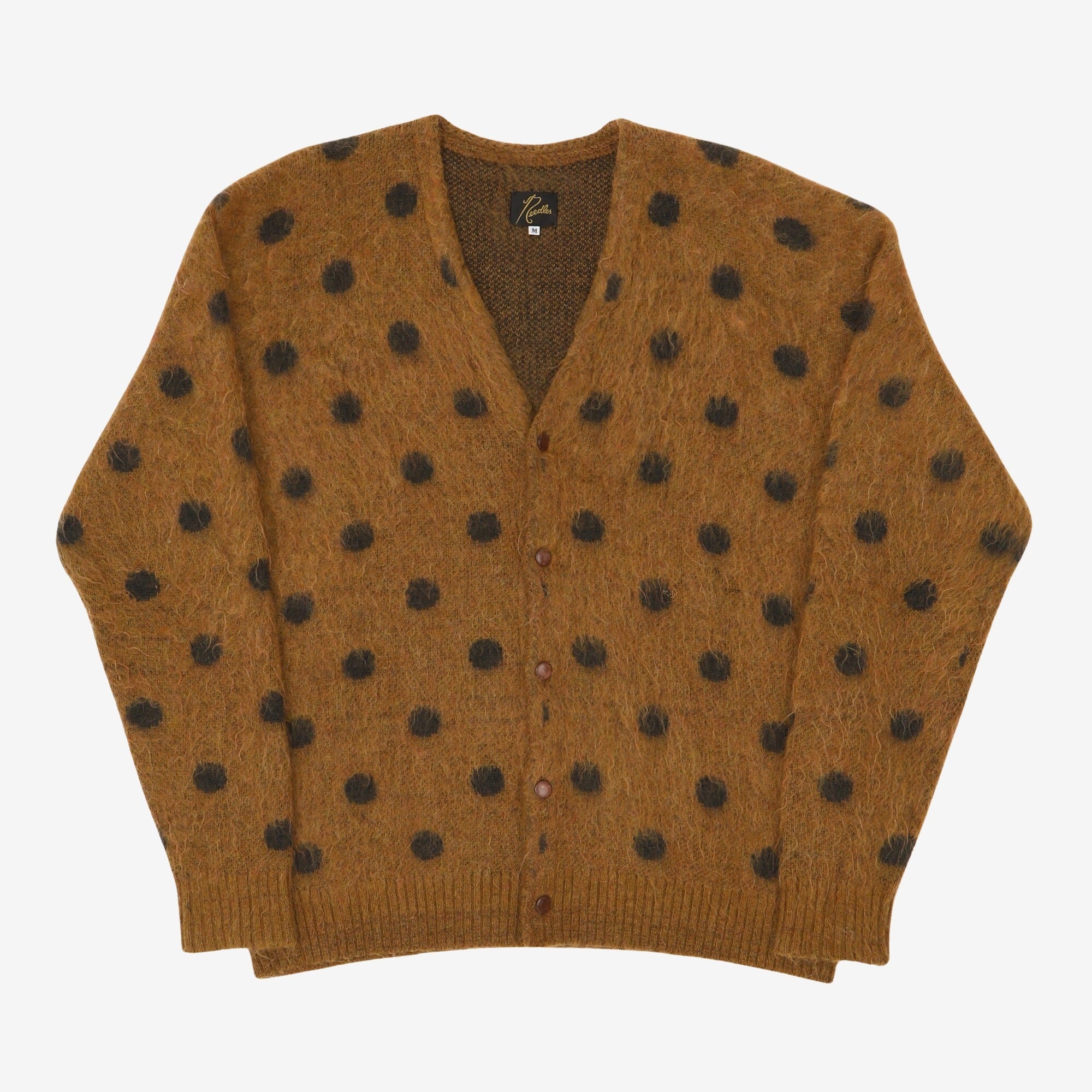 Polka Dot Mohair Cardigan