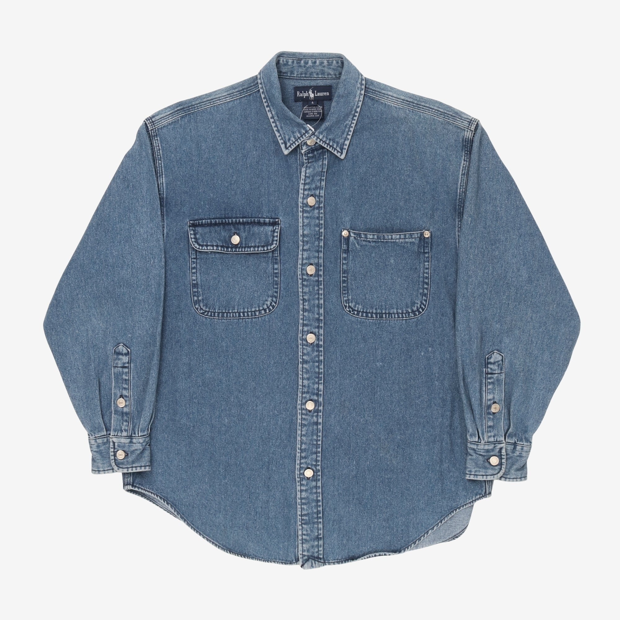 Vintage Denim Utility Shirt