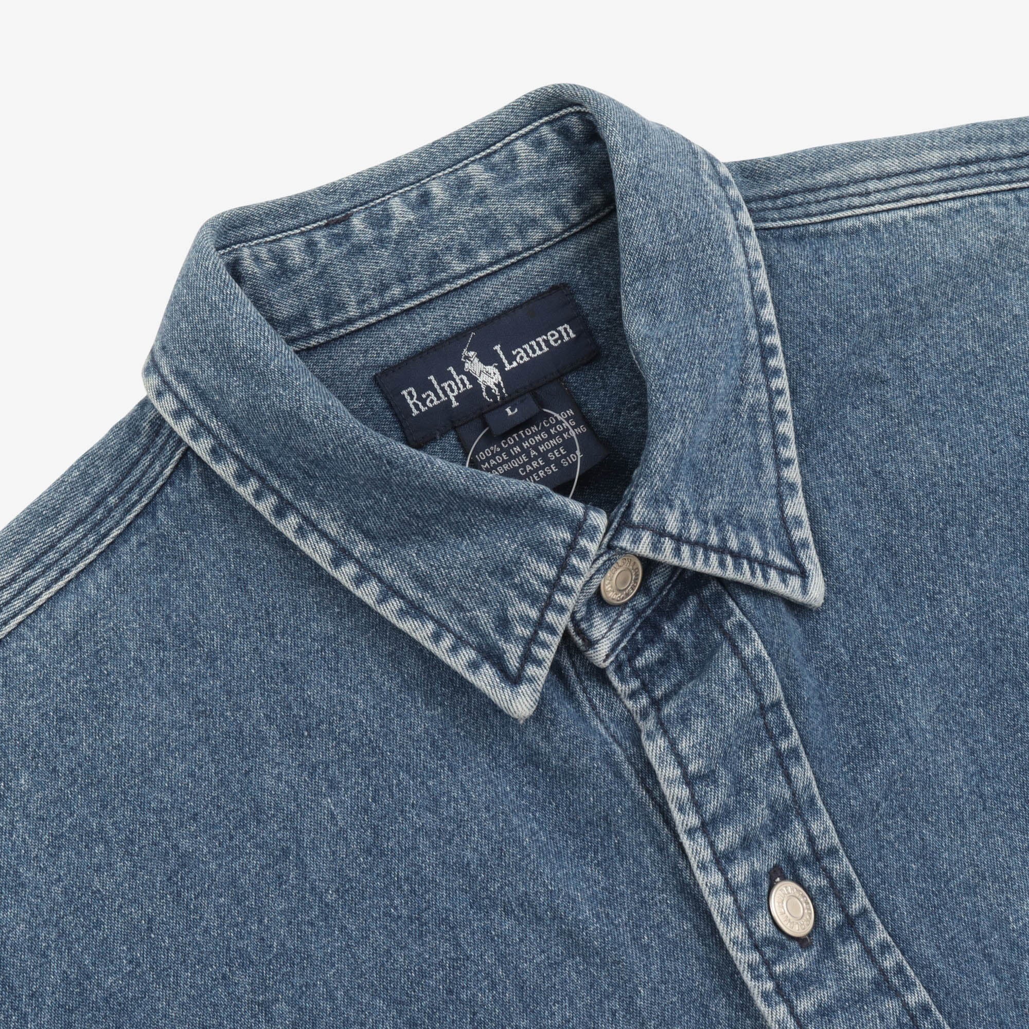 Vintage Denim Utility Shirt