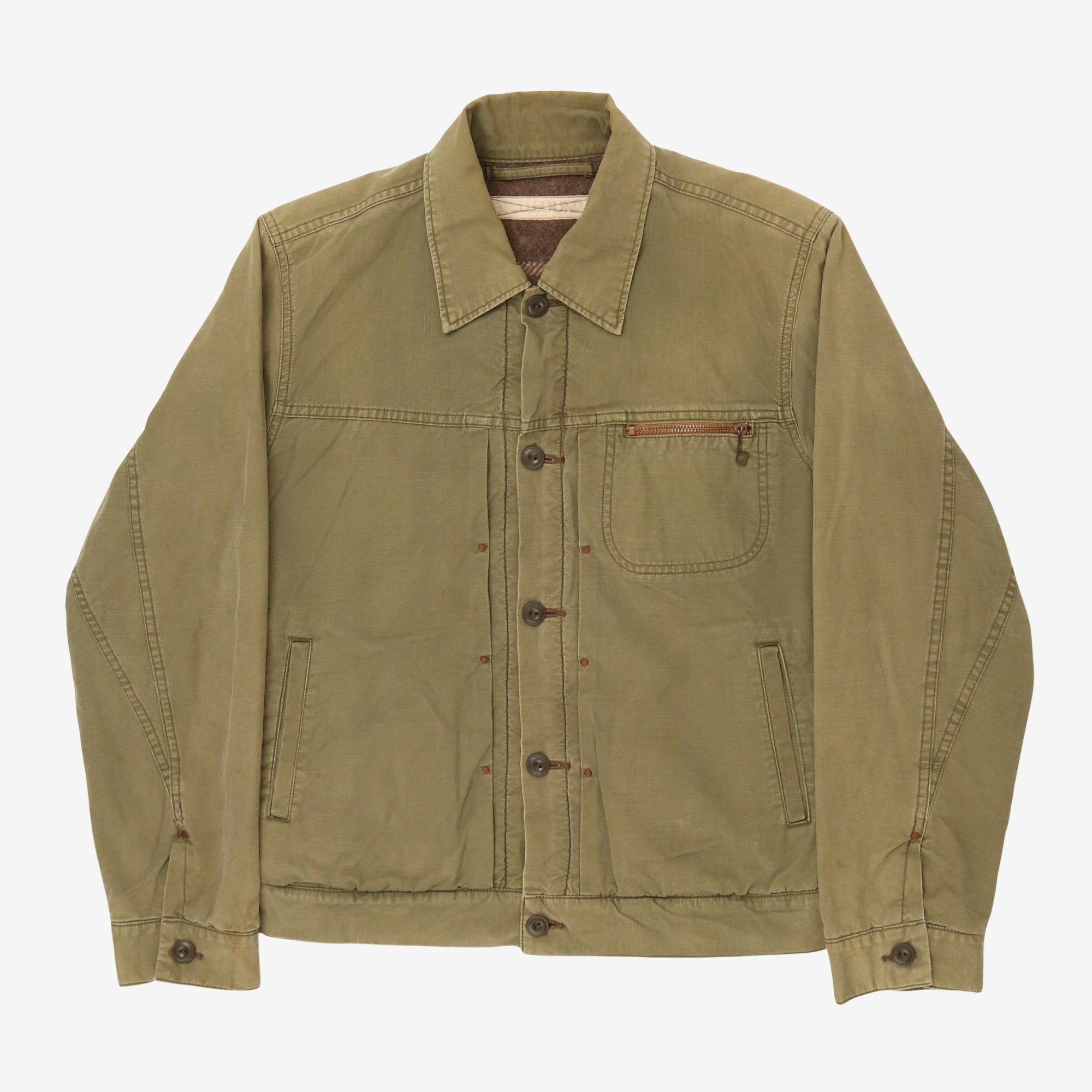 Blanket Lined Military Jacket