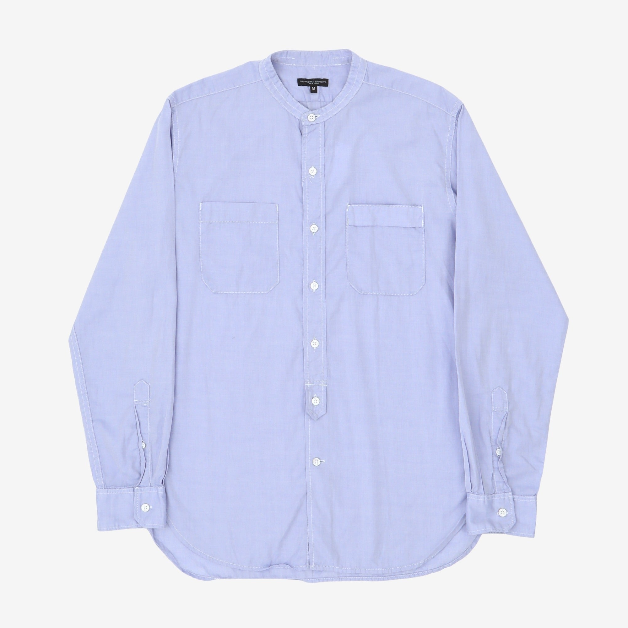 Collarless 2 Pocket Shirt
