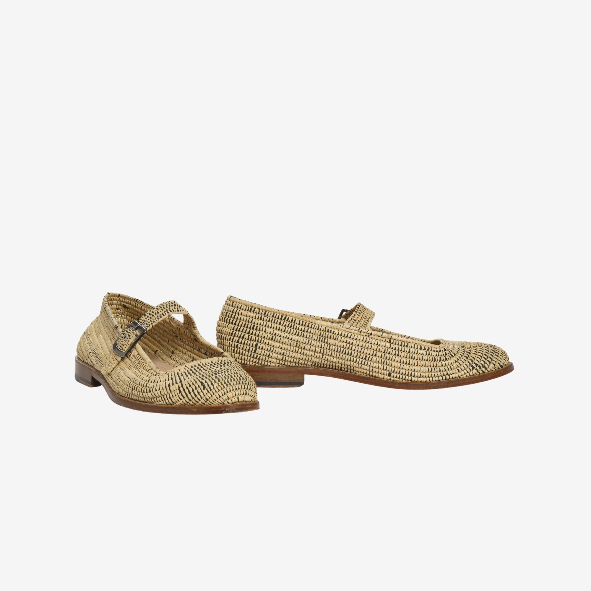 La Vilette Raffia Shoes