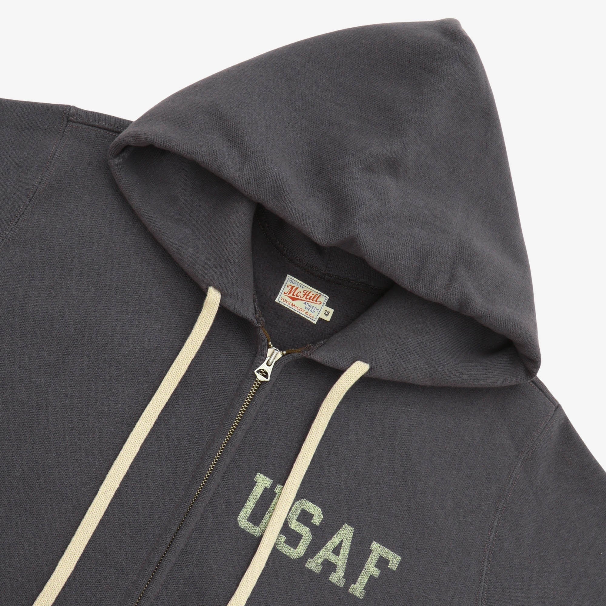 USAF Print Zip Hoodie