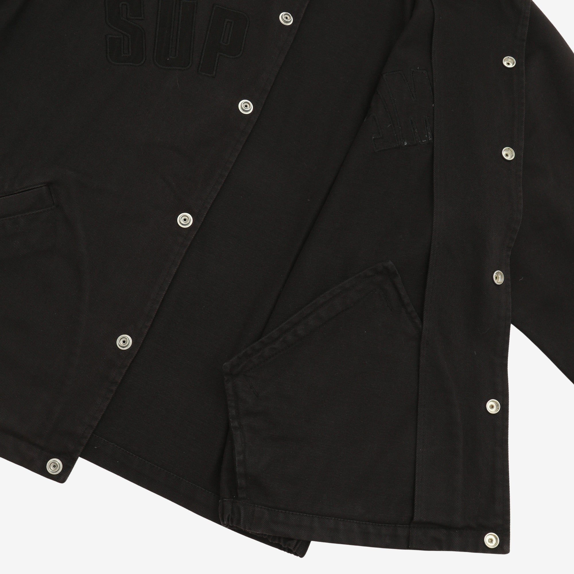 Snap Front Twill Jacket