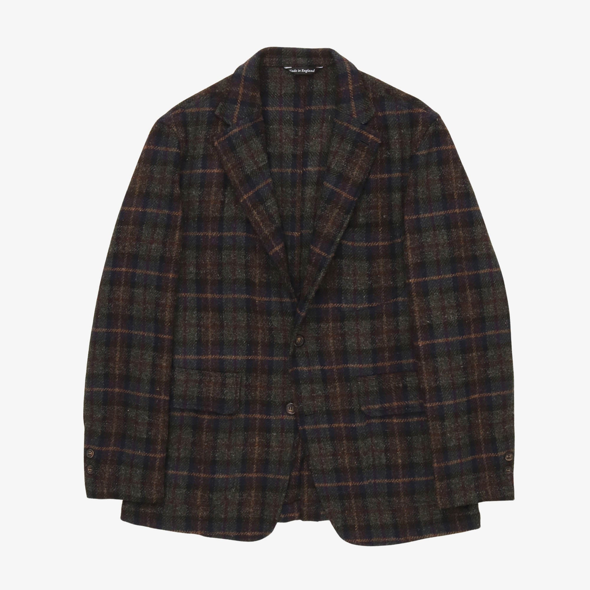Check Wool HBT Jacket