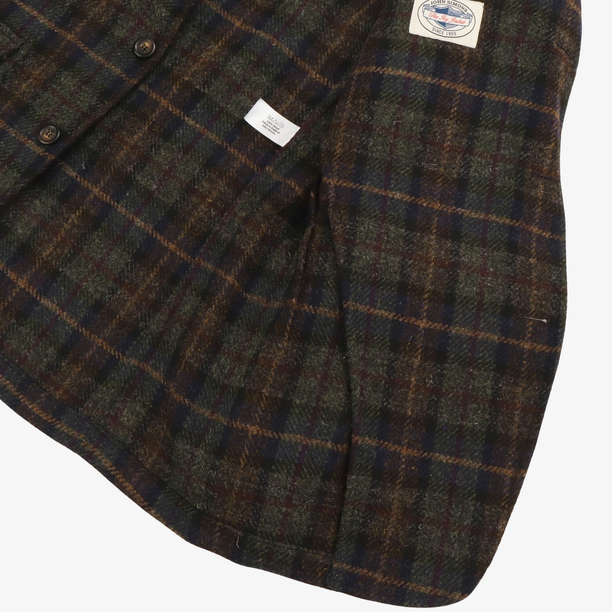 Check Wool HBT Jacket