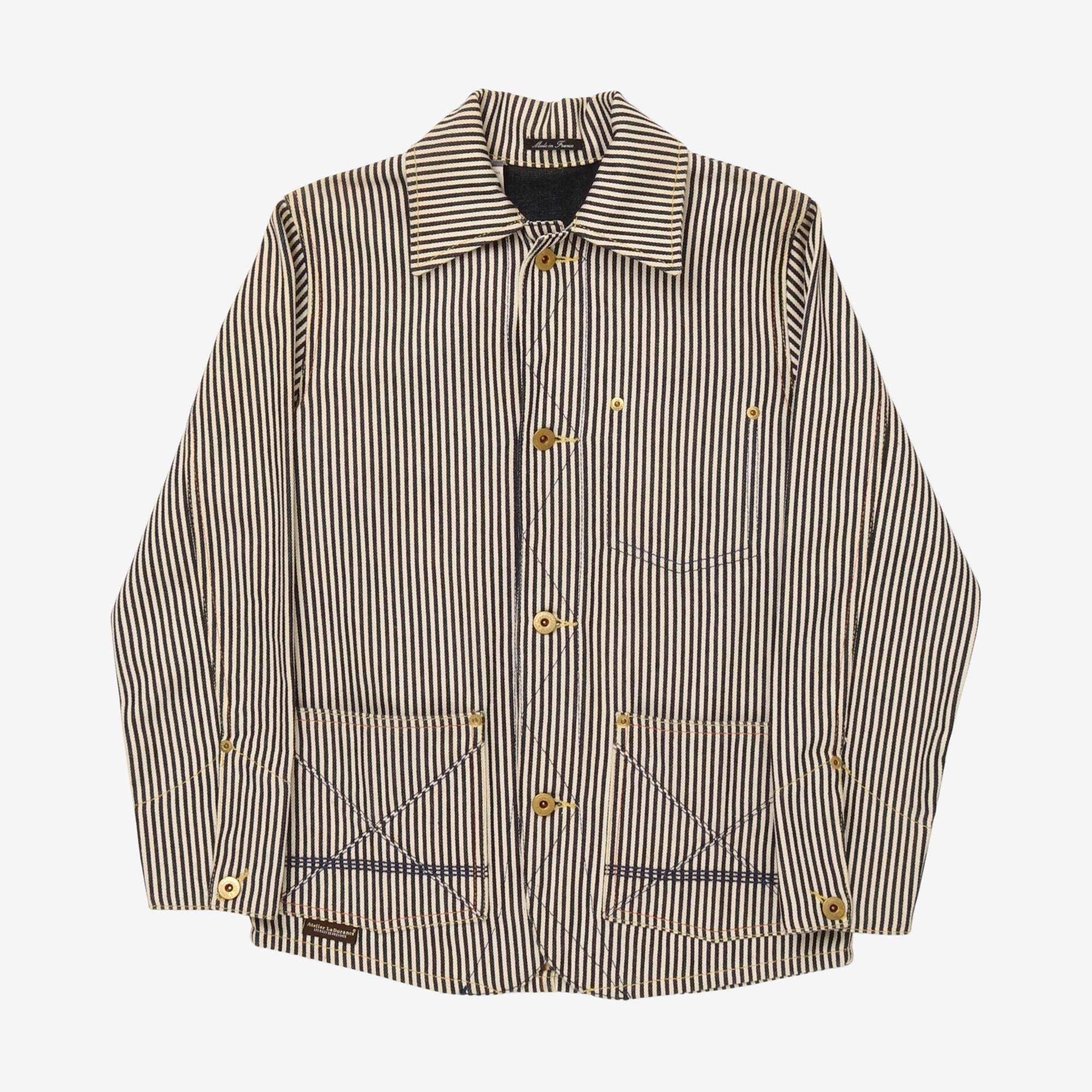 Womens Stripe Chore Jacket