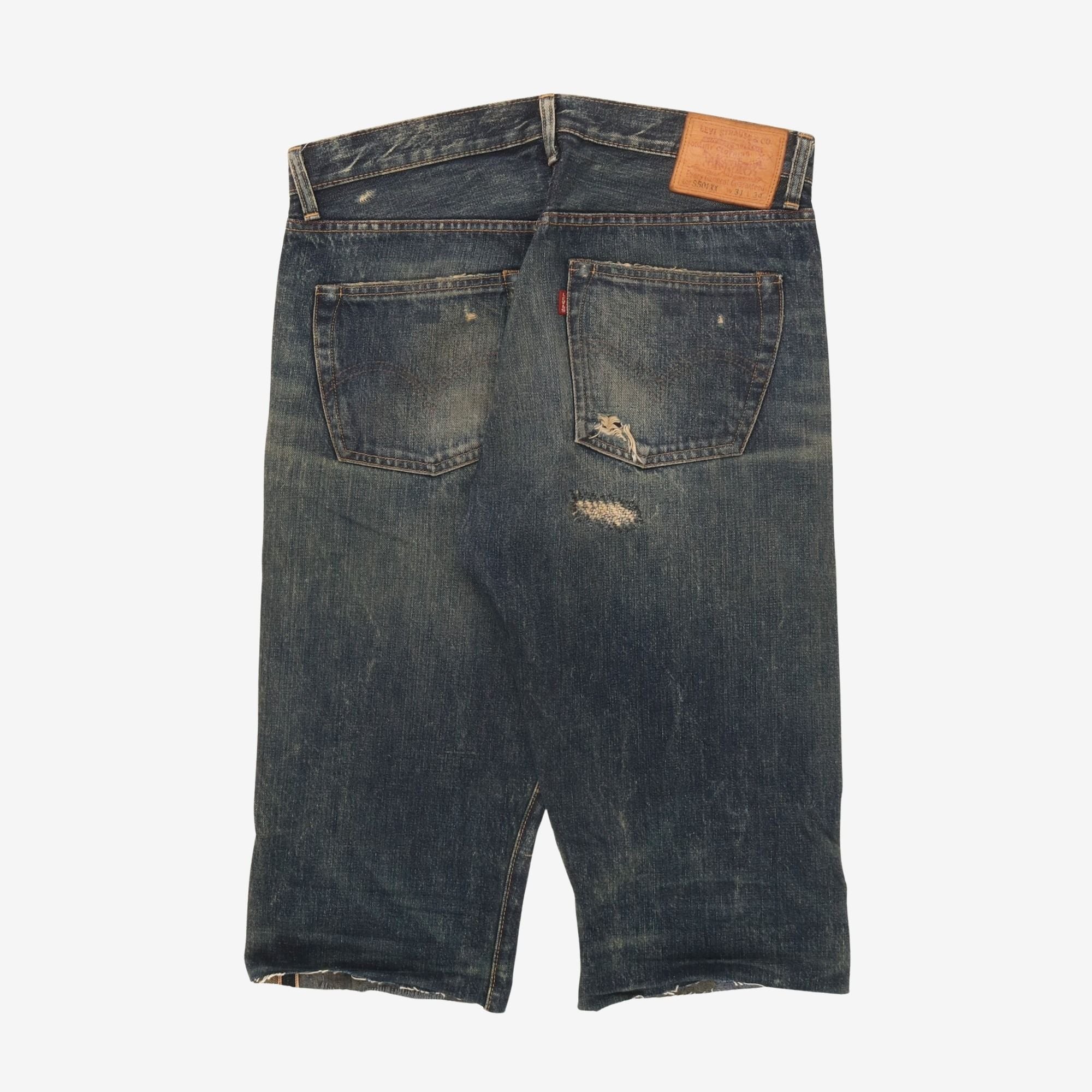 S501XX Cut Off Denim Shorts