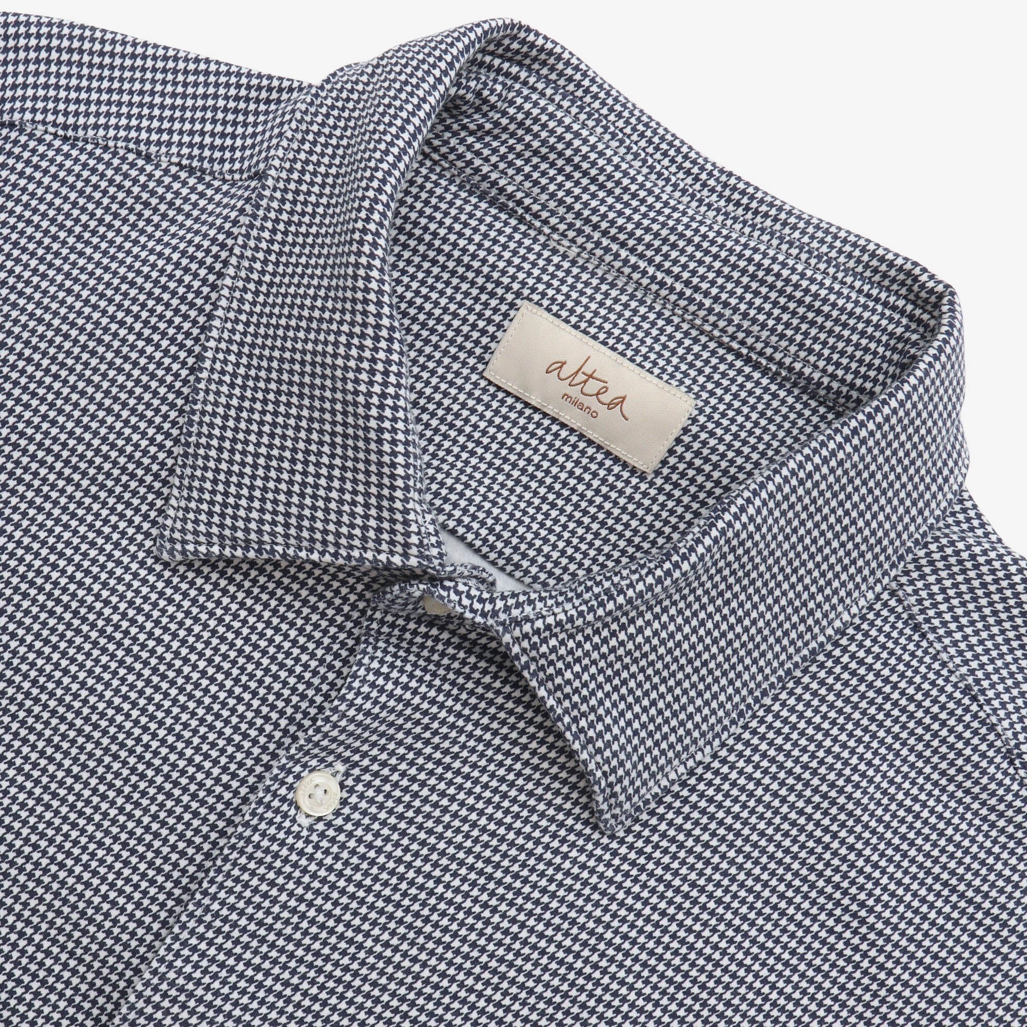 Houndstooth Stretch Shirt