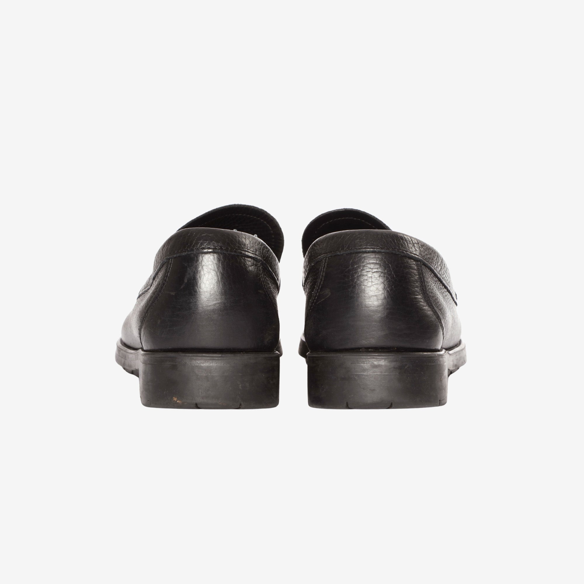 Buckle Leather Loafers