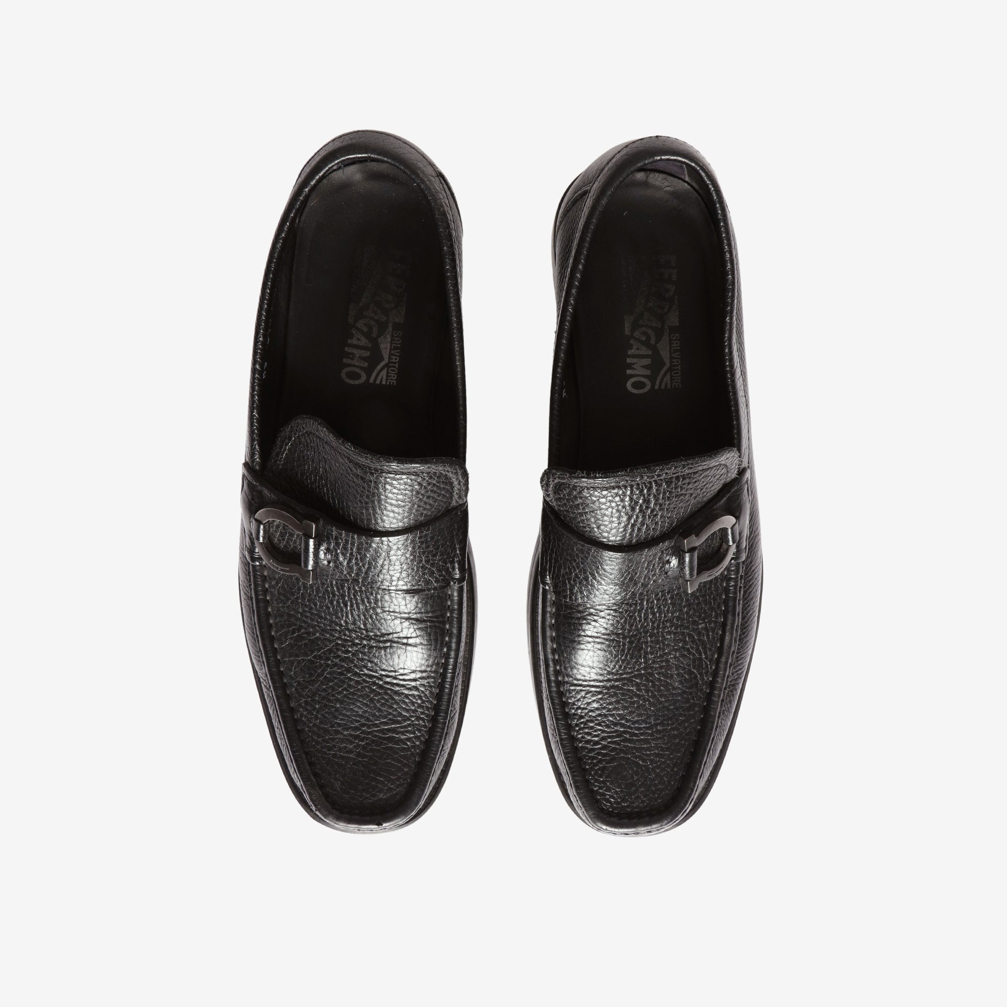 Buckle Leather Loafers