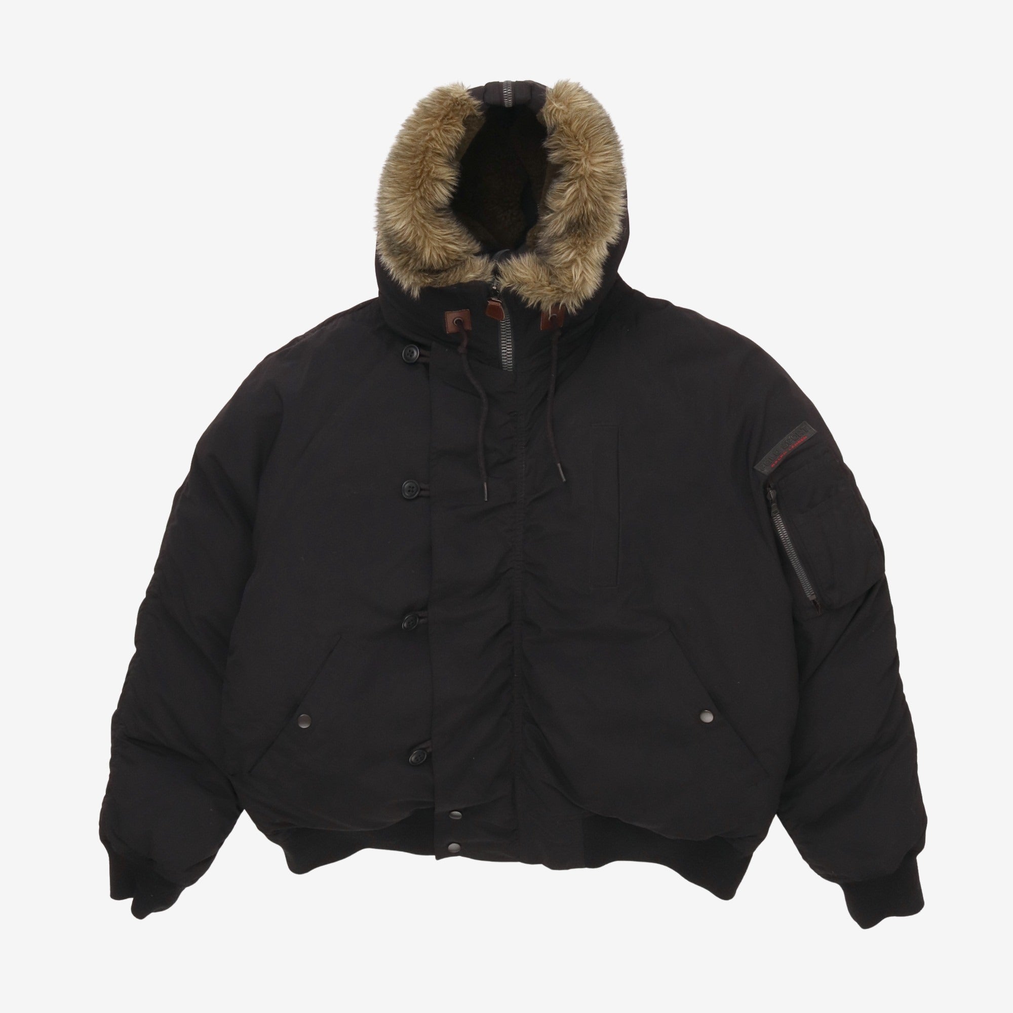 Vintage Bomber Fur Tactical Jacket (Polo Sport)