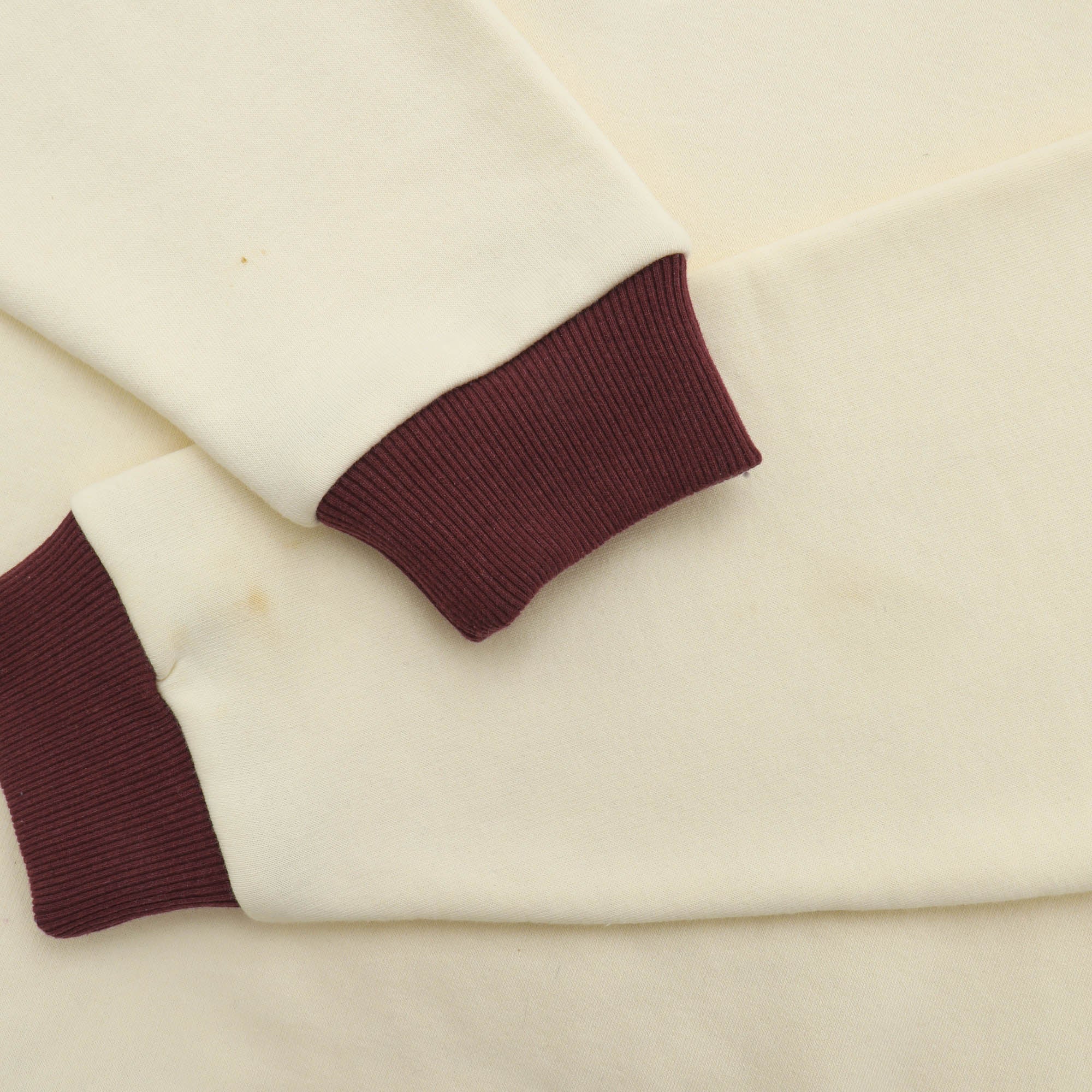 Contrast Quarter Zip Sweater