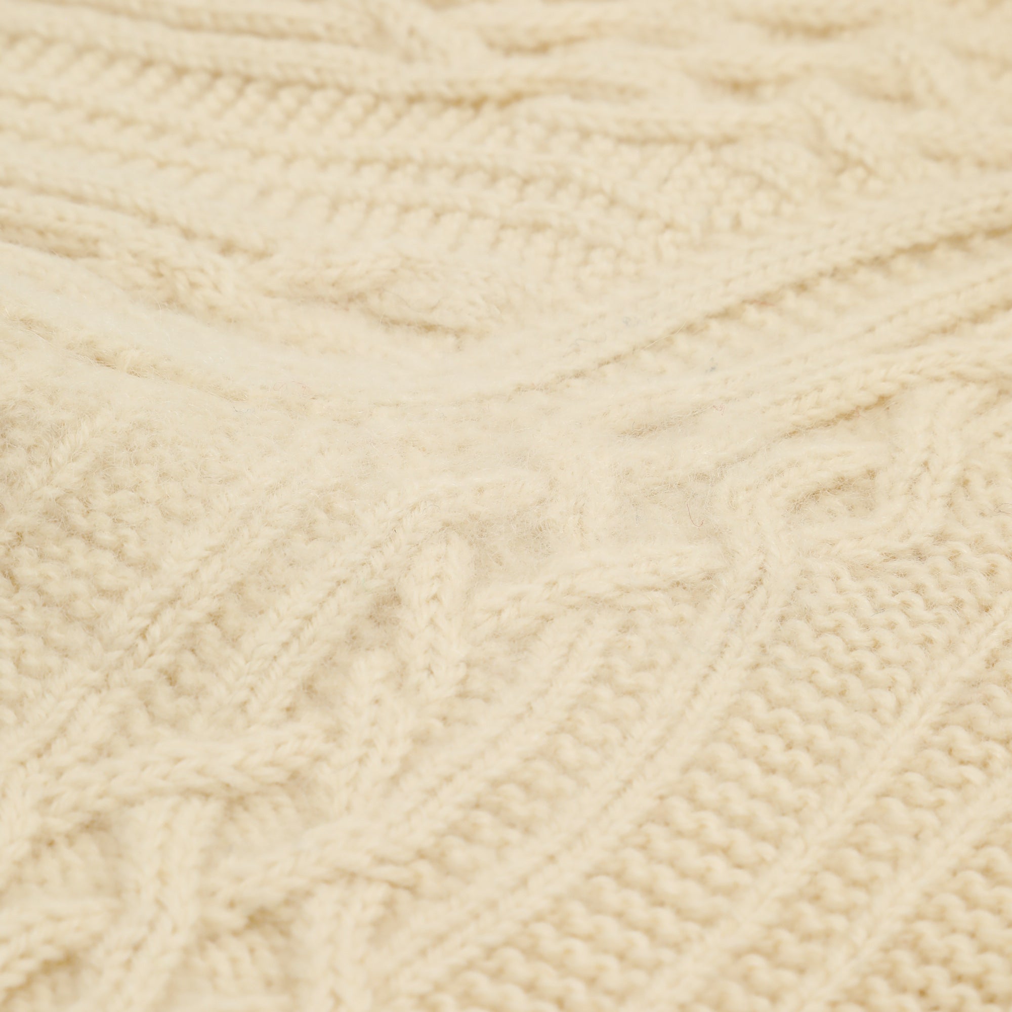 Wool Neck Zip Sweater