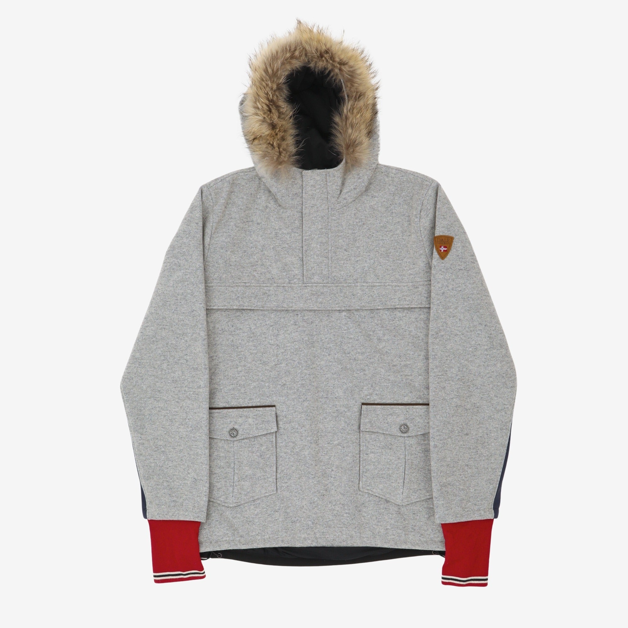 Technical Wool Mix Hooded Jacket