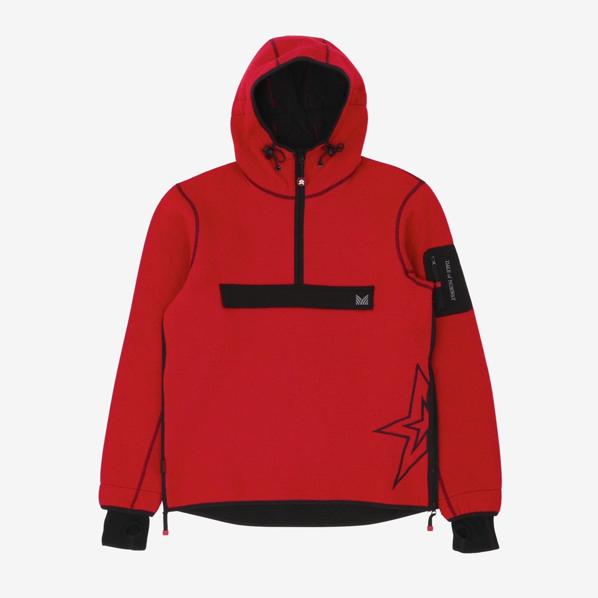 Technical Wool Mix Hooded Anorak