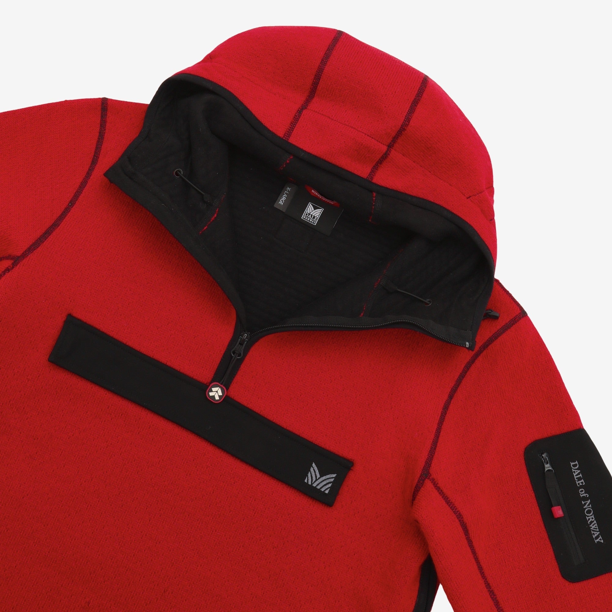 Technical Wool Mix Hooded Anorak