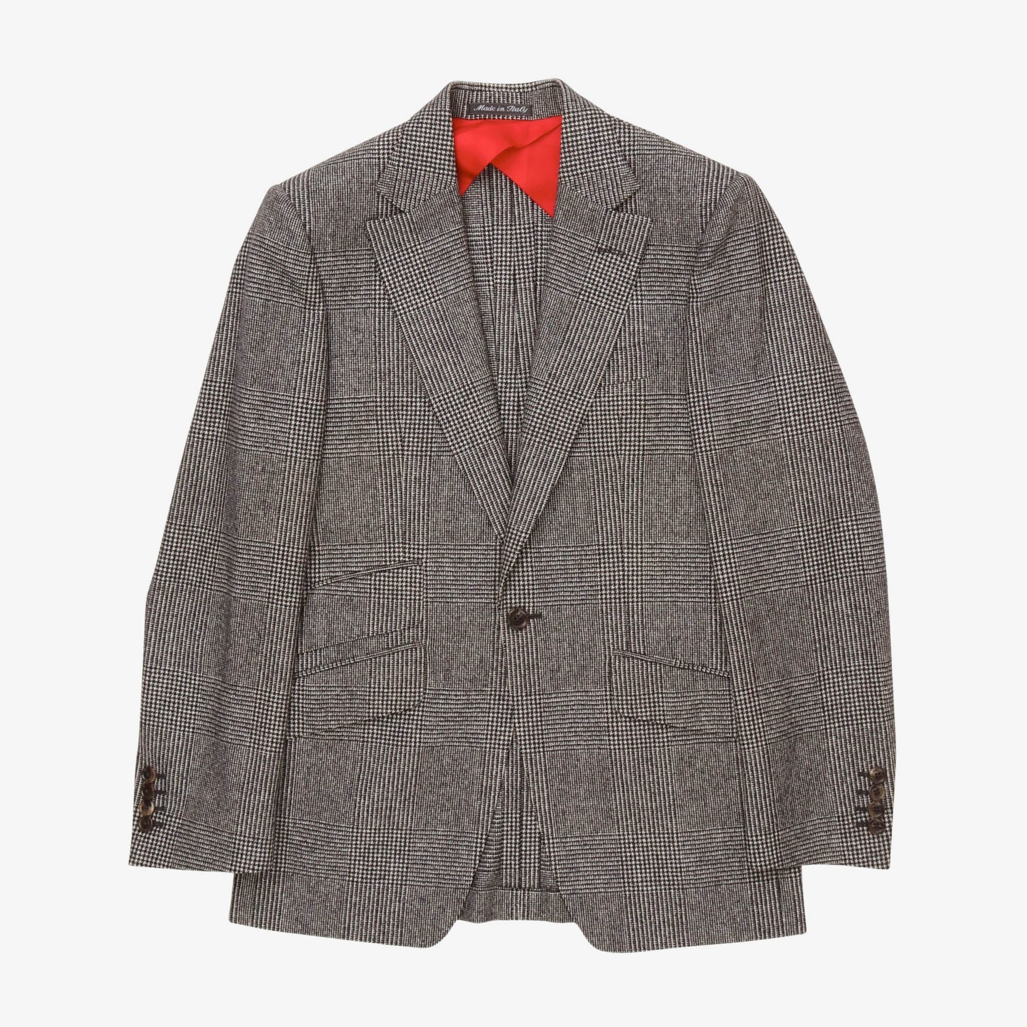 Wool Check Suit
