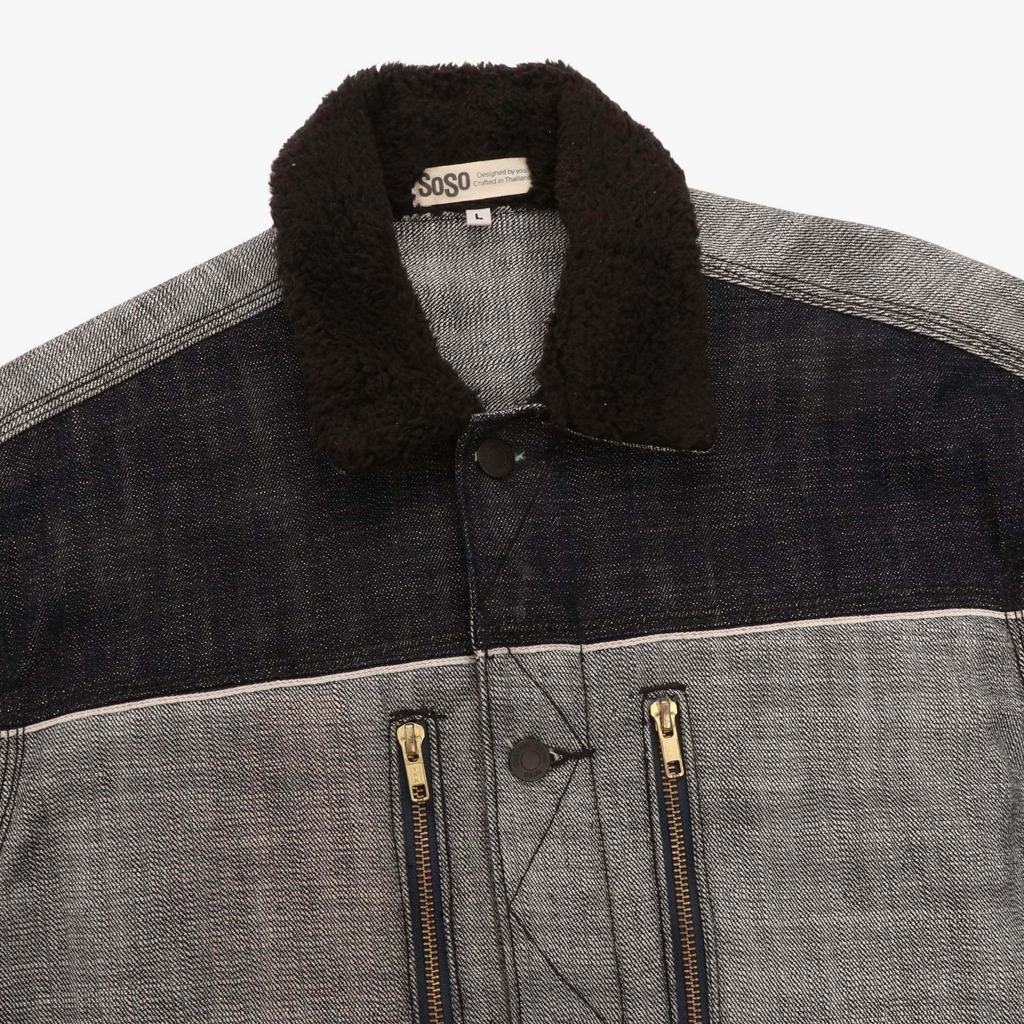 Panelled Selvedge Denim Jacket