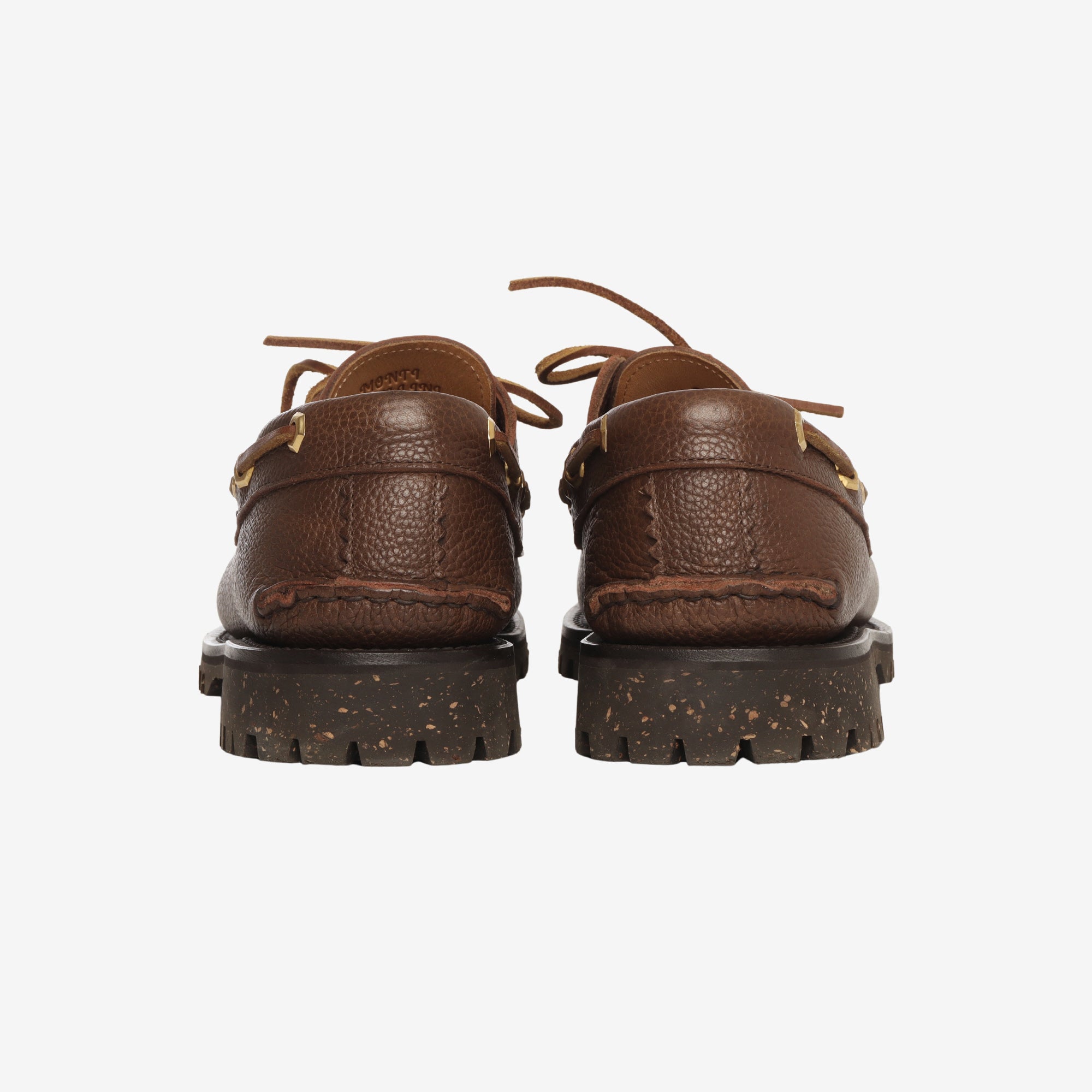 Hex Eye Pebble Grain Boat Shoe