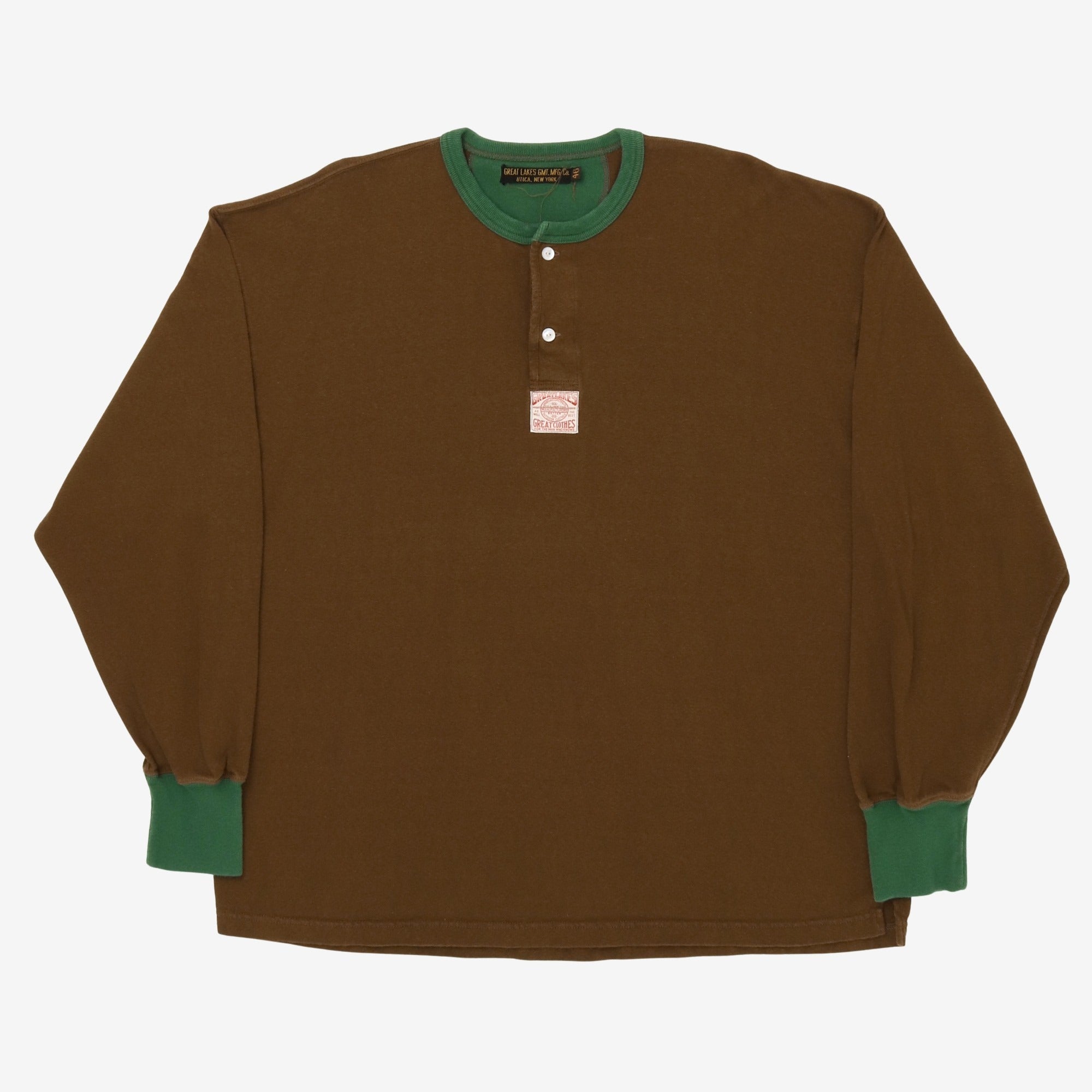 Henley Neck LS Shirt
