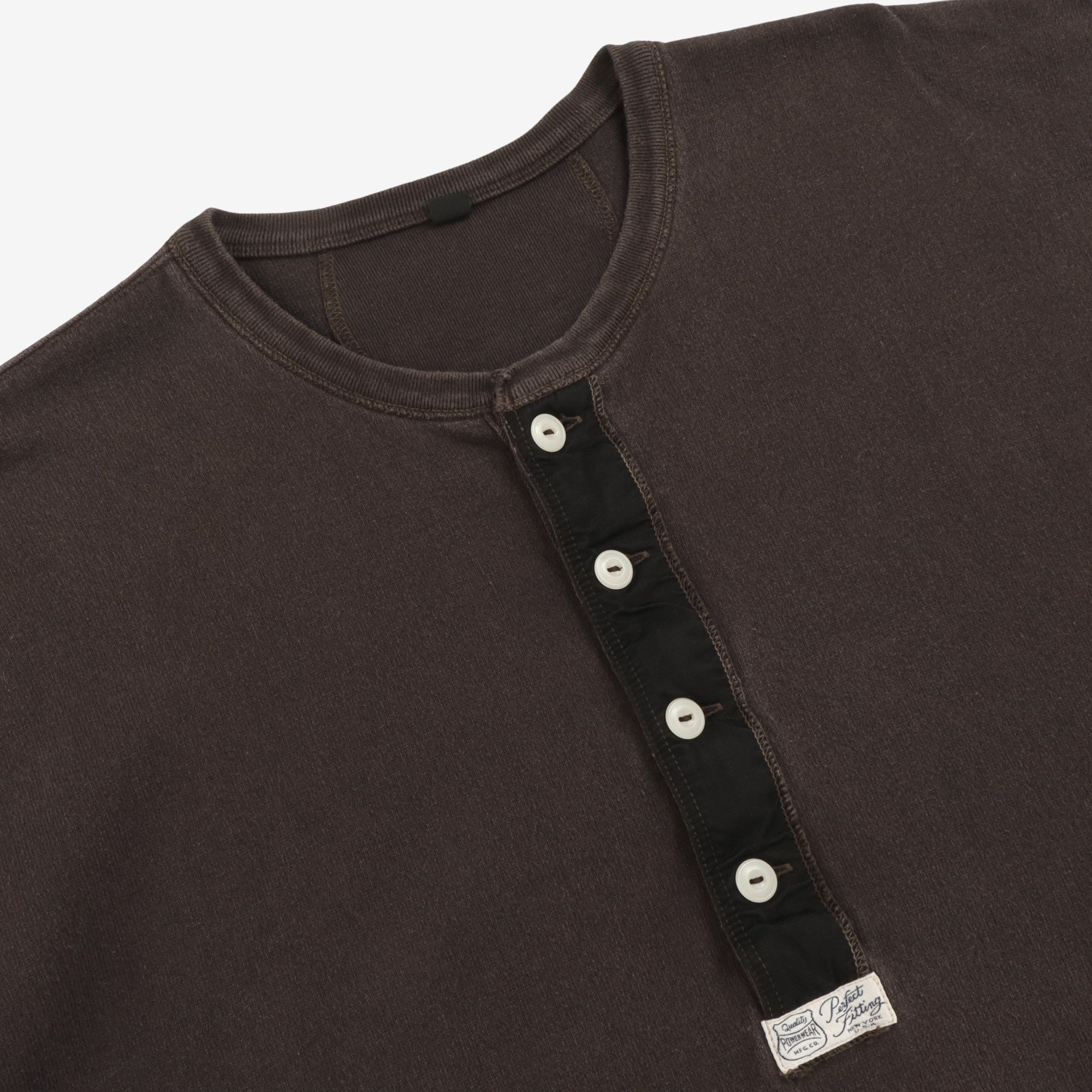 Henley Neck LS Shirt