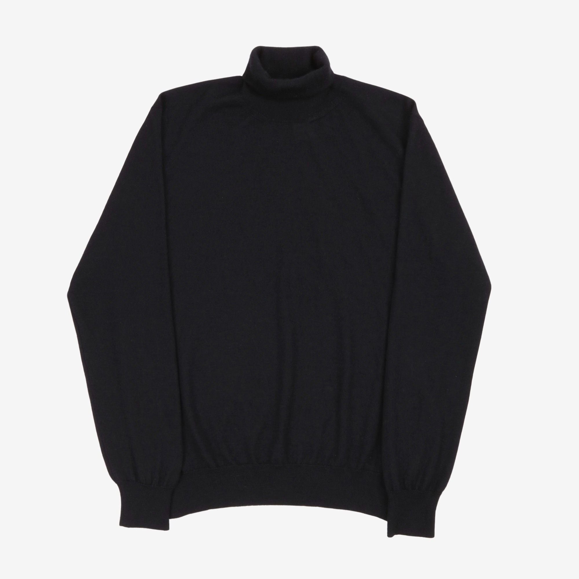 Cashmere Silk Roll Neck Sweater