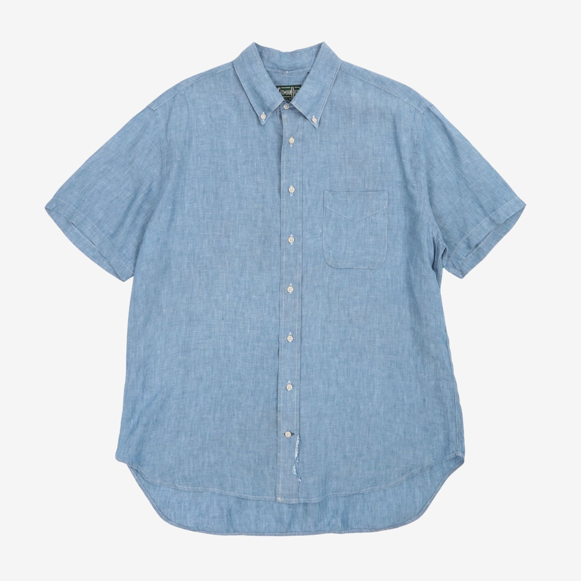 Linen BD SS Shirt