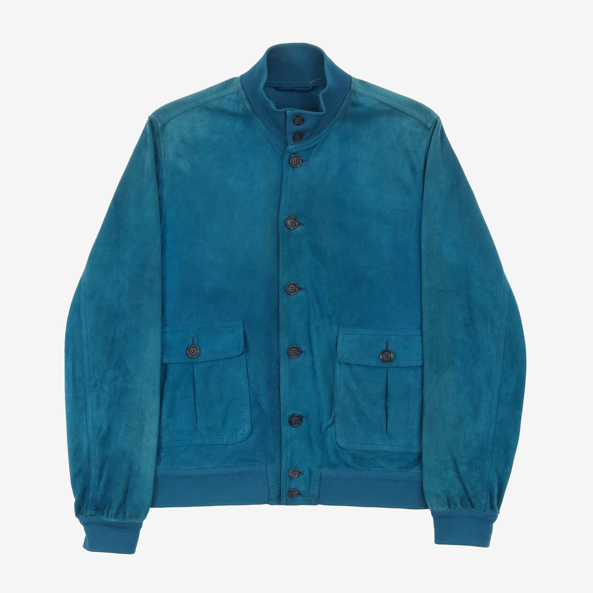 Suede Bomber Jacket