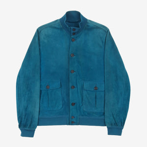 Suede Bomber Jacket