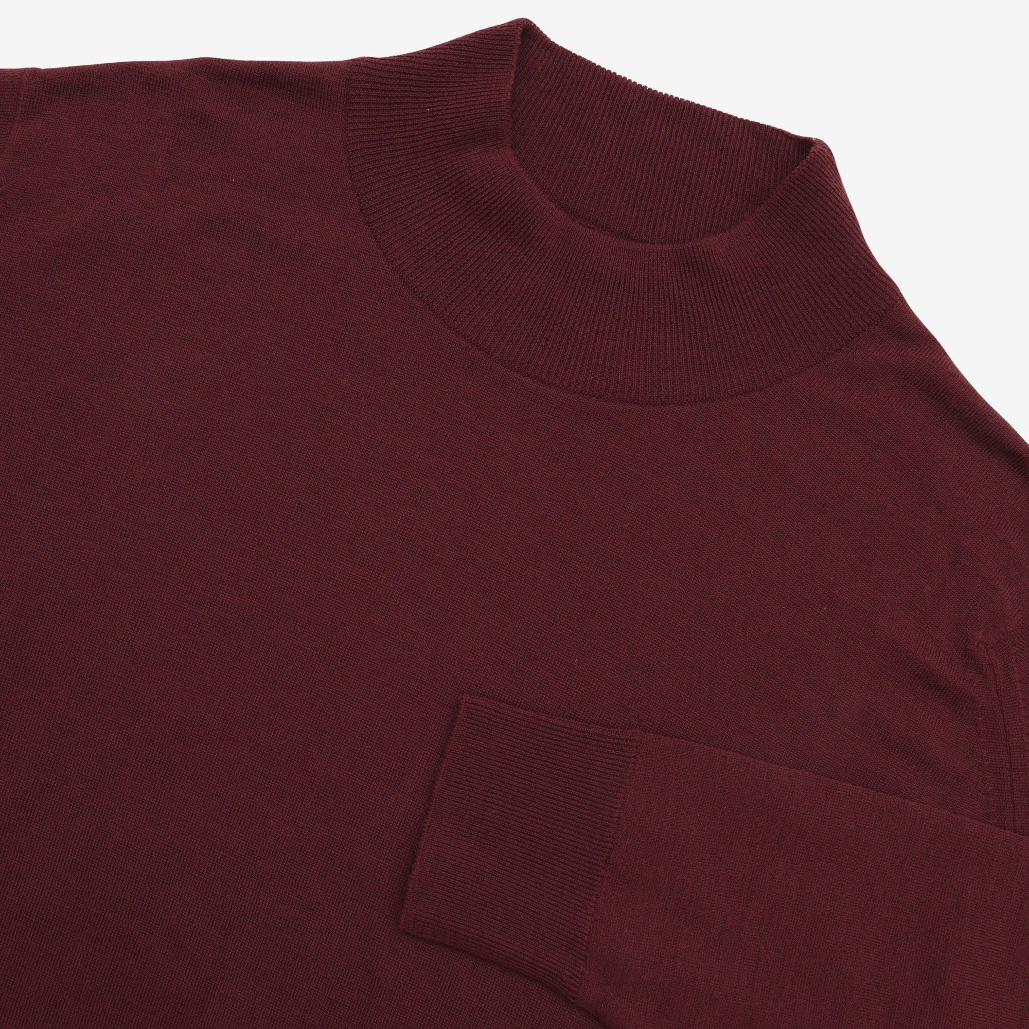 Merino Mock Neck Sweater