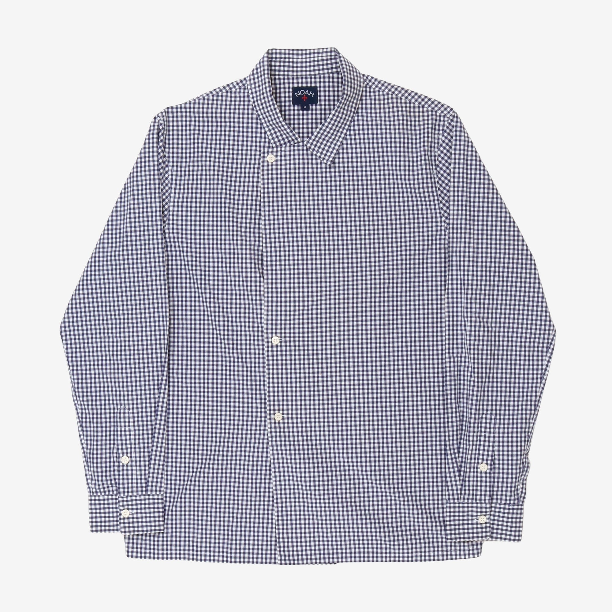 Check Open Collar Shirt