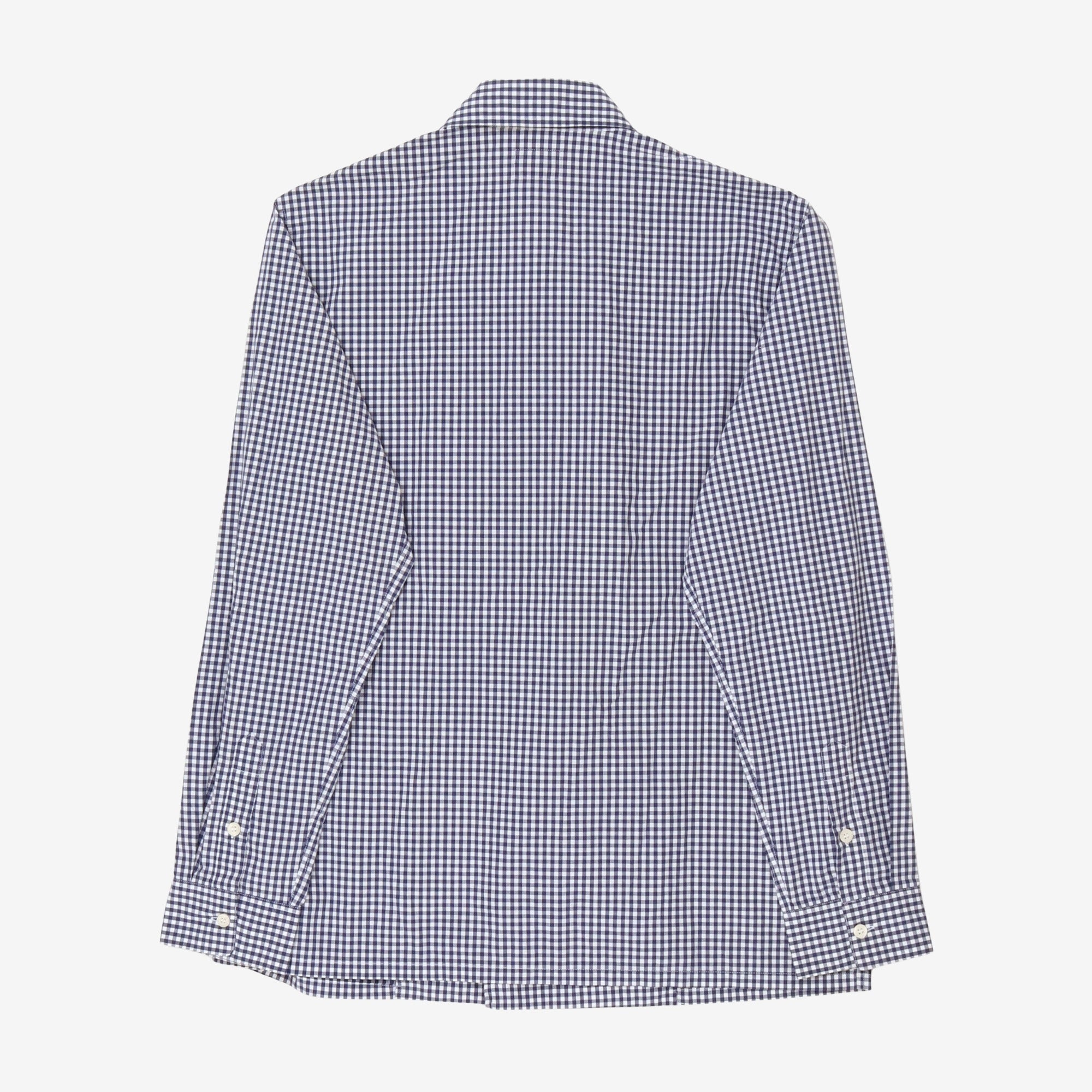 Check Open Collar Shirt