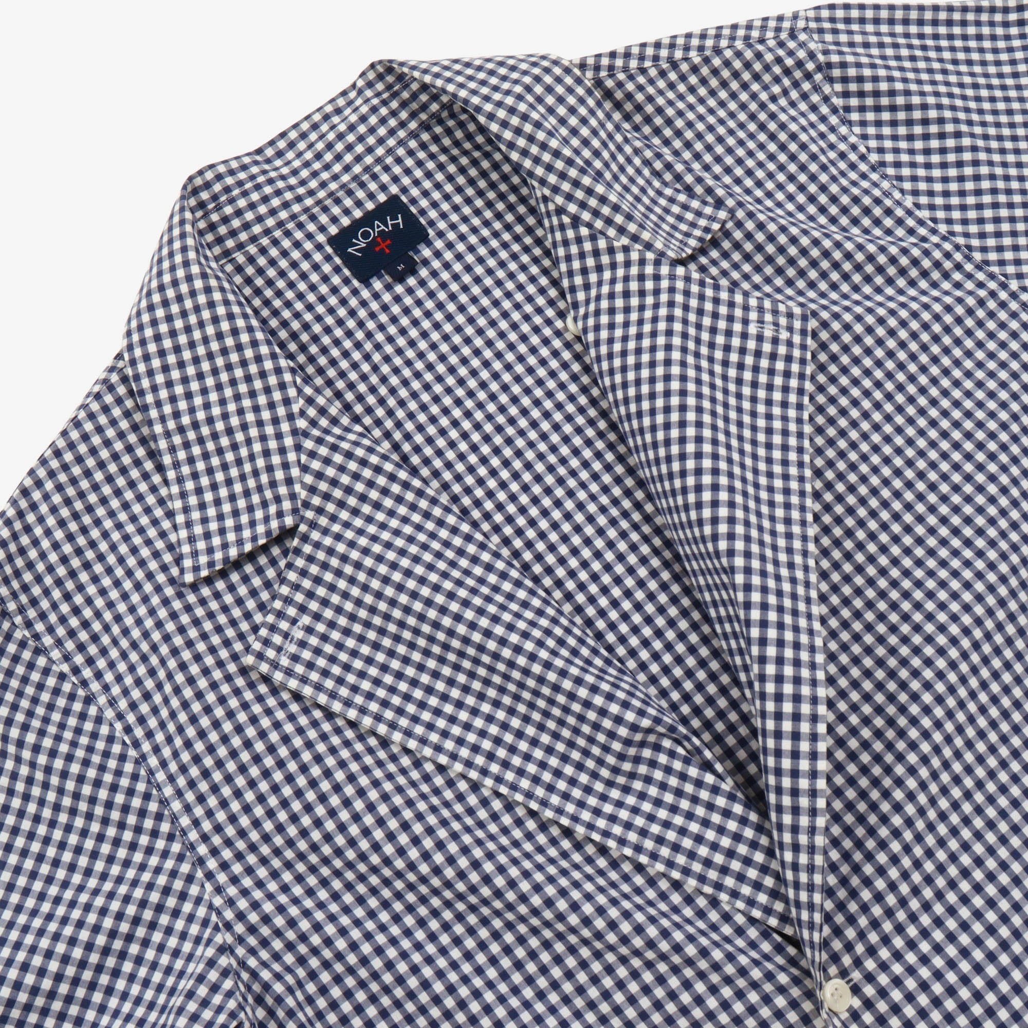 Check Open Collar Shirt