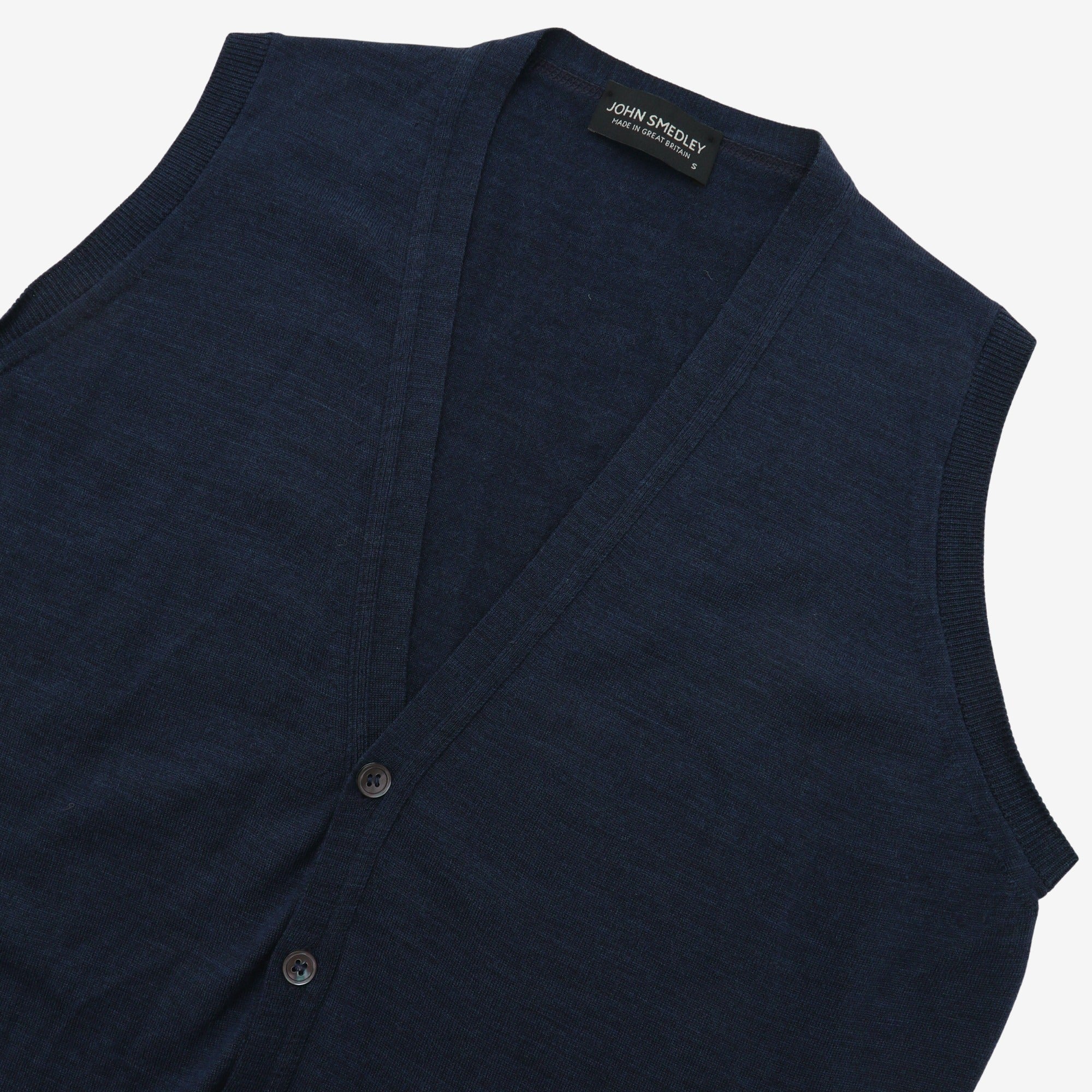 Merino Sleeveless Cardigan
