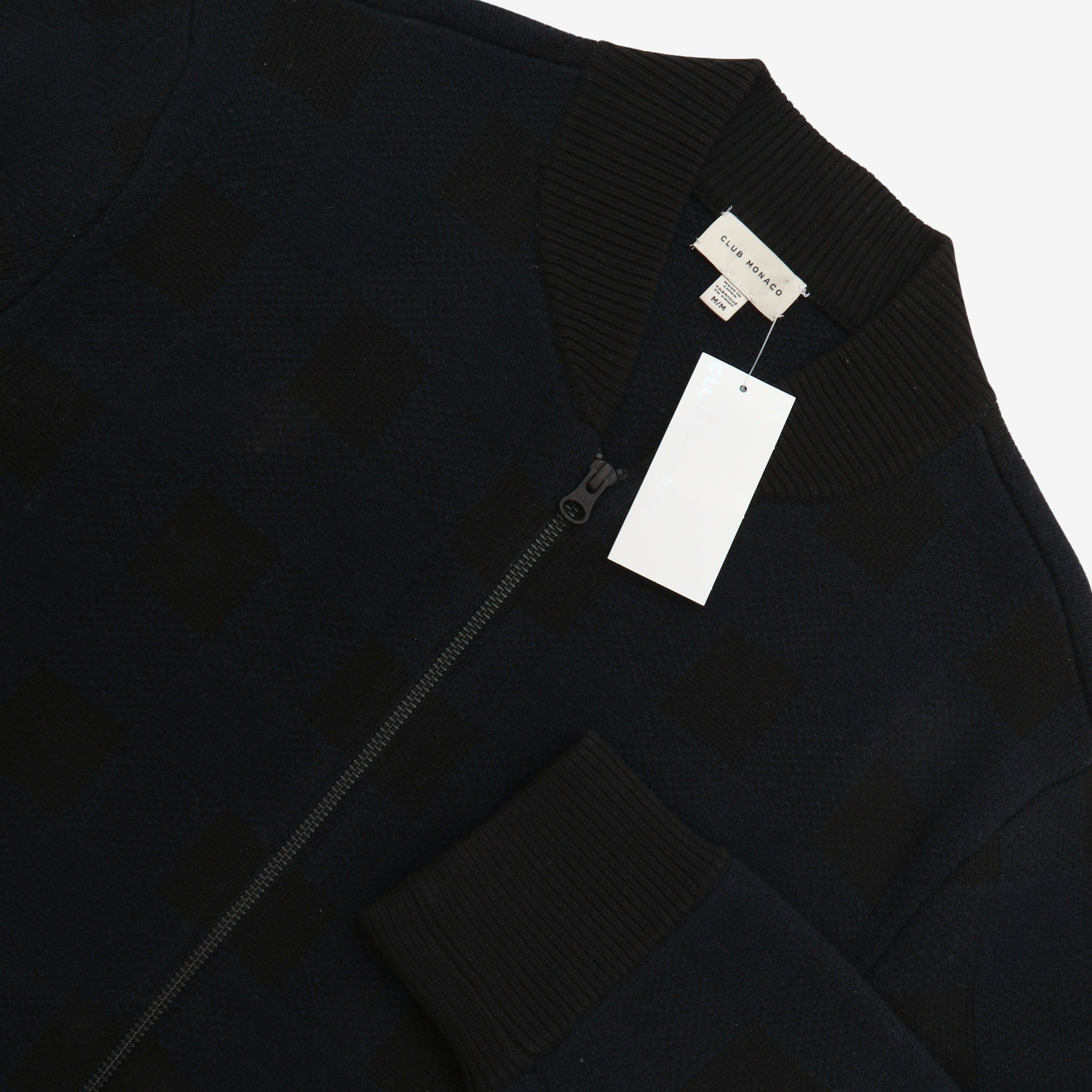 Buffalo Check Full Zip Knit Jacket
