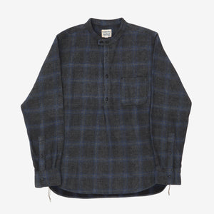 Collarless PO Flannel Shirt