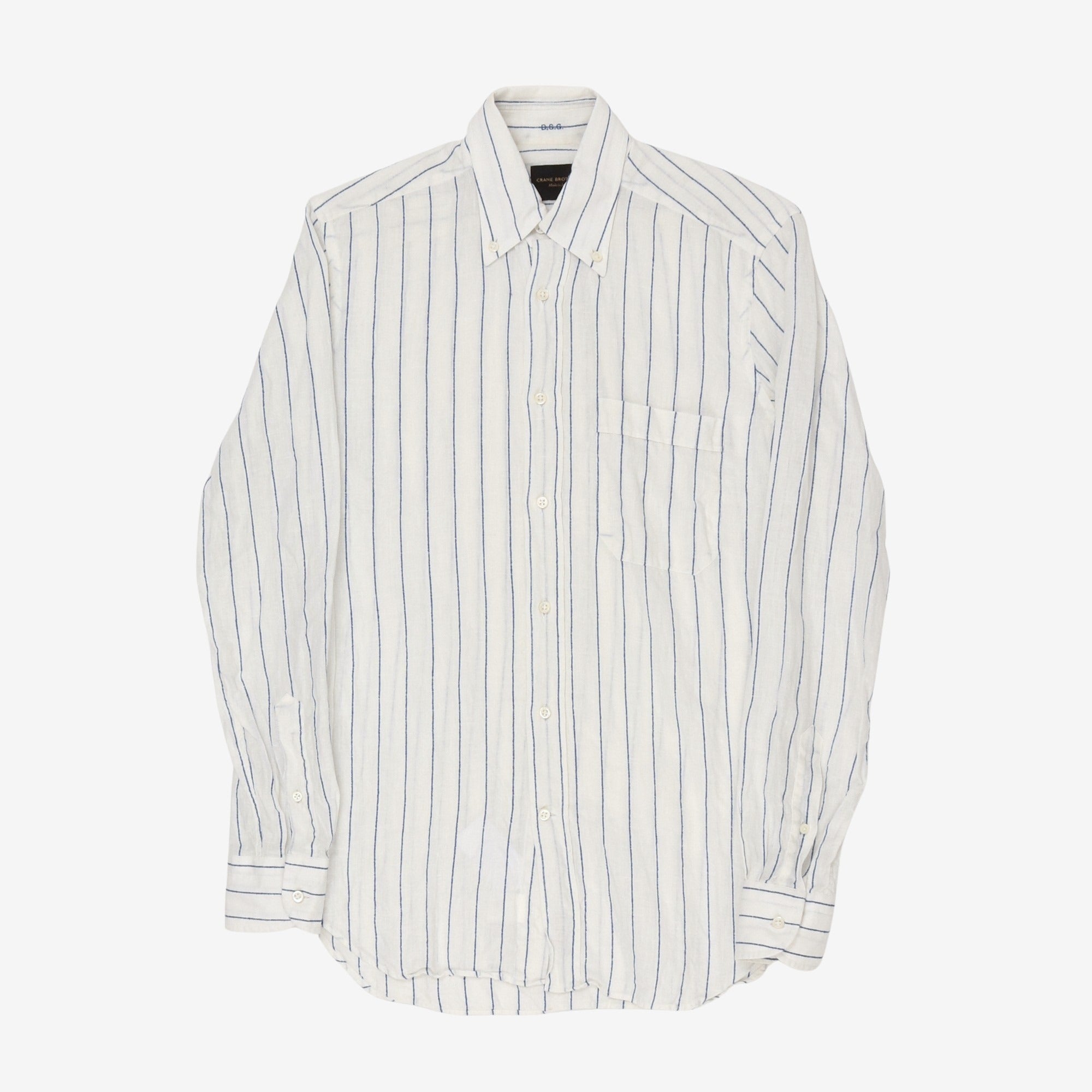 Linen Blend Stripe Shirt
