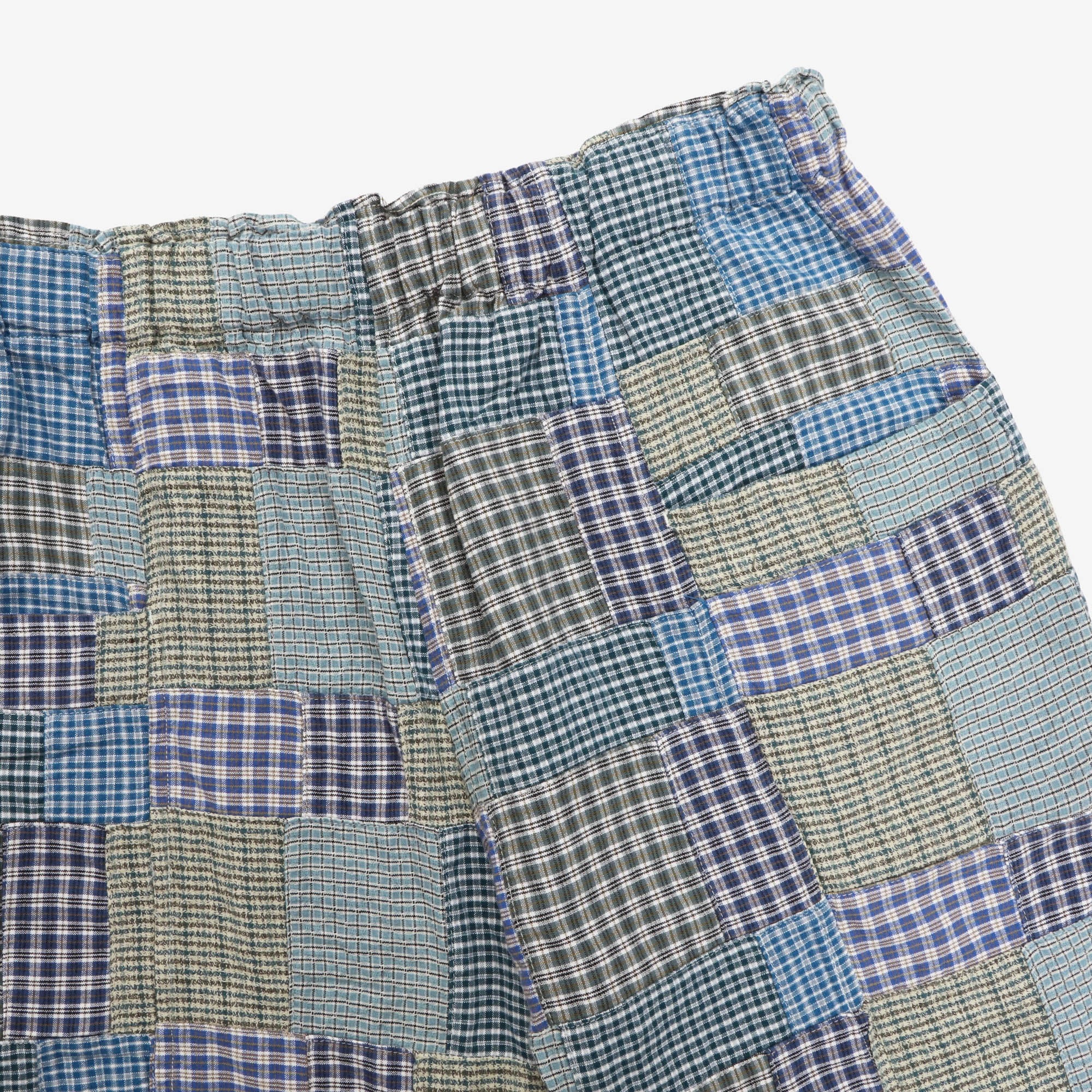 Army String Patchwork Pants