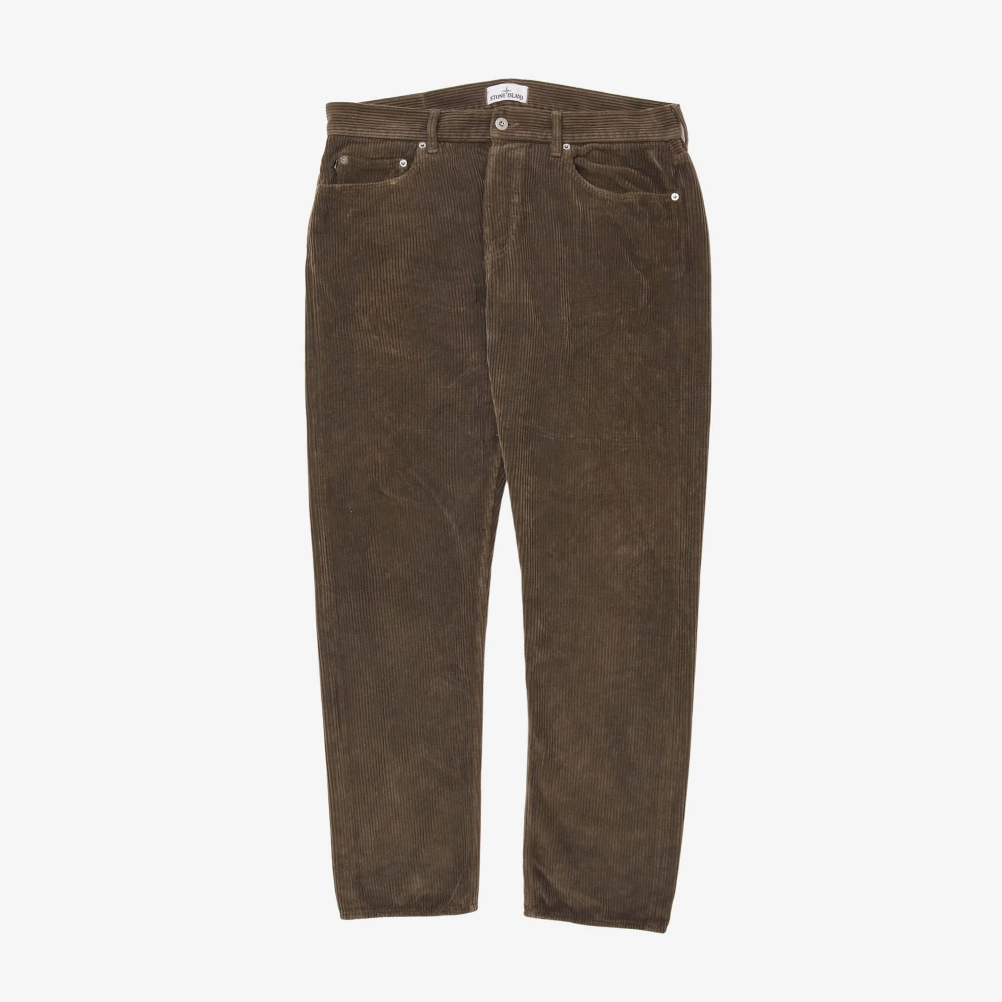 Straight Leg Corduroy Trousers