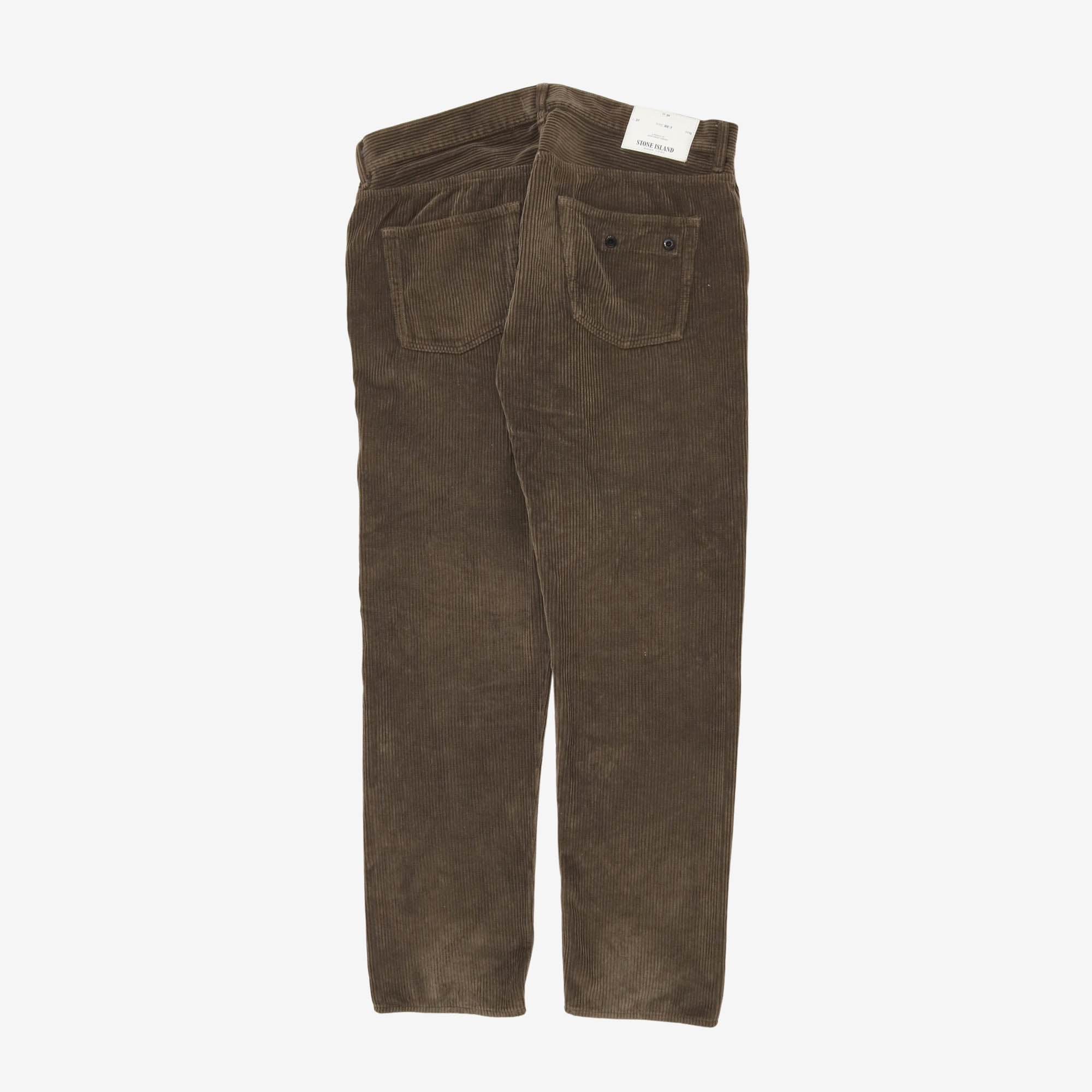 Straight Leg Corduroy Trousers