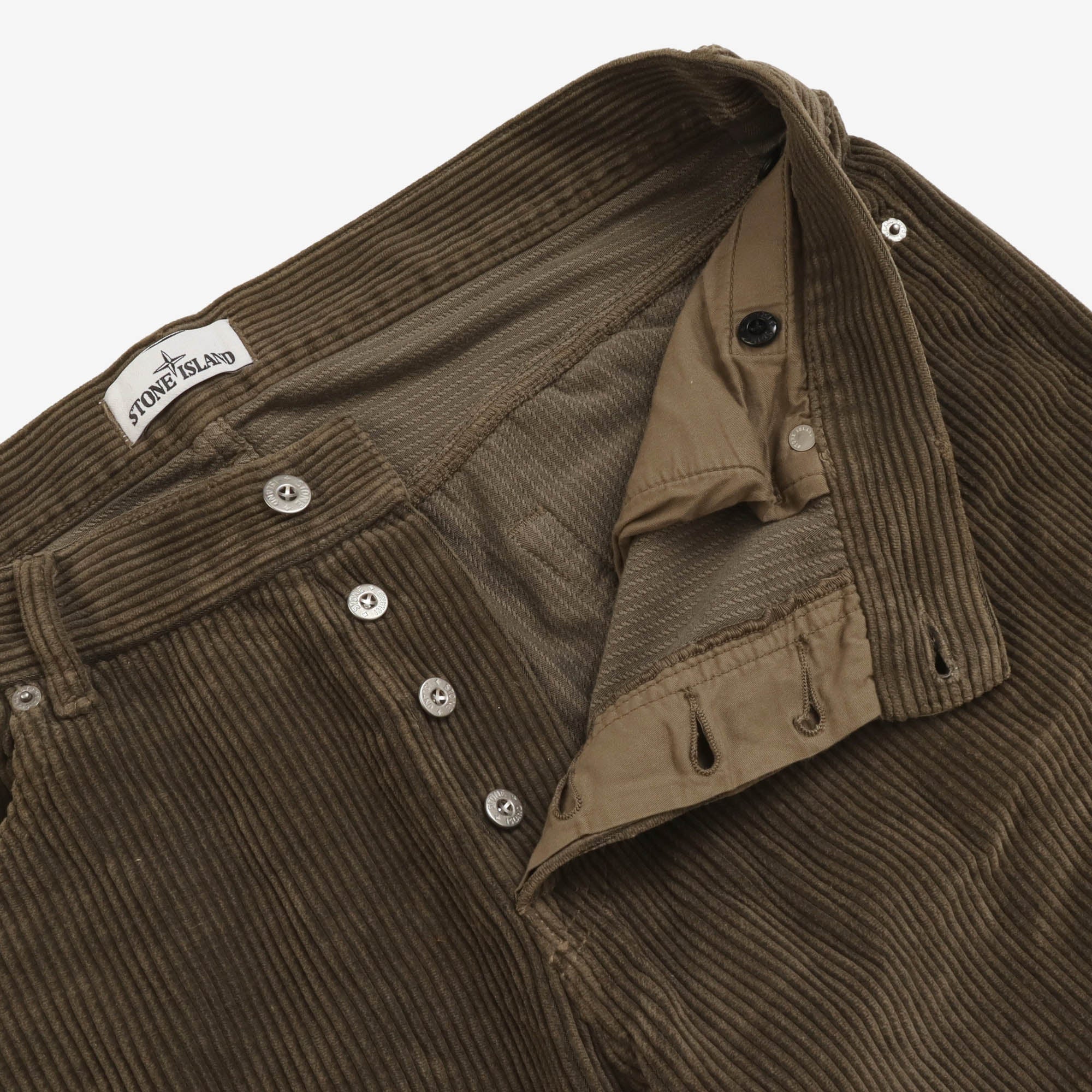 Straight Leg Corduroy Trousers