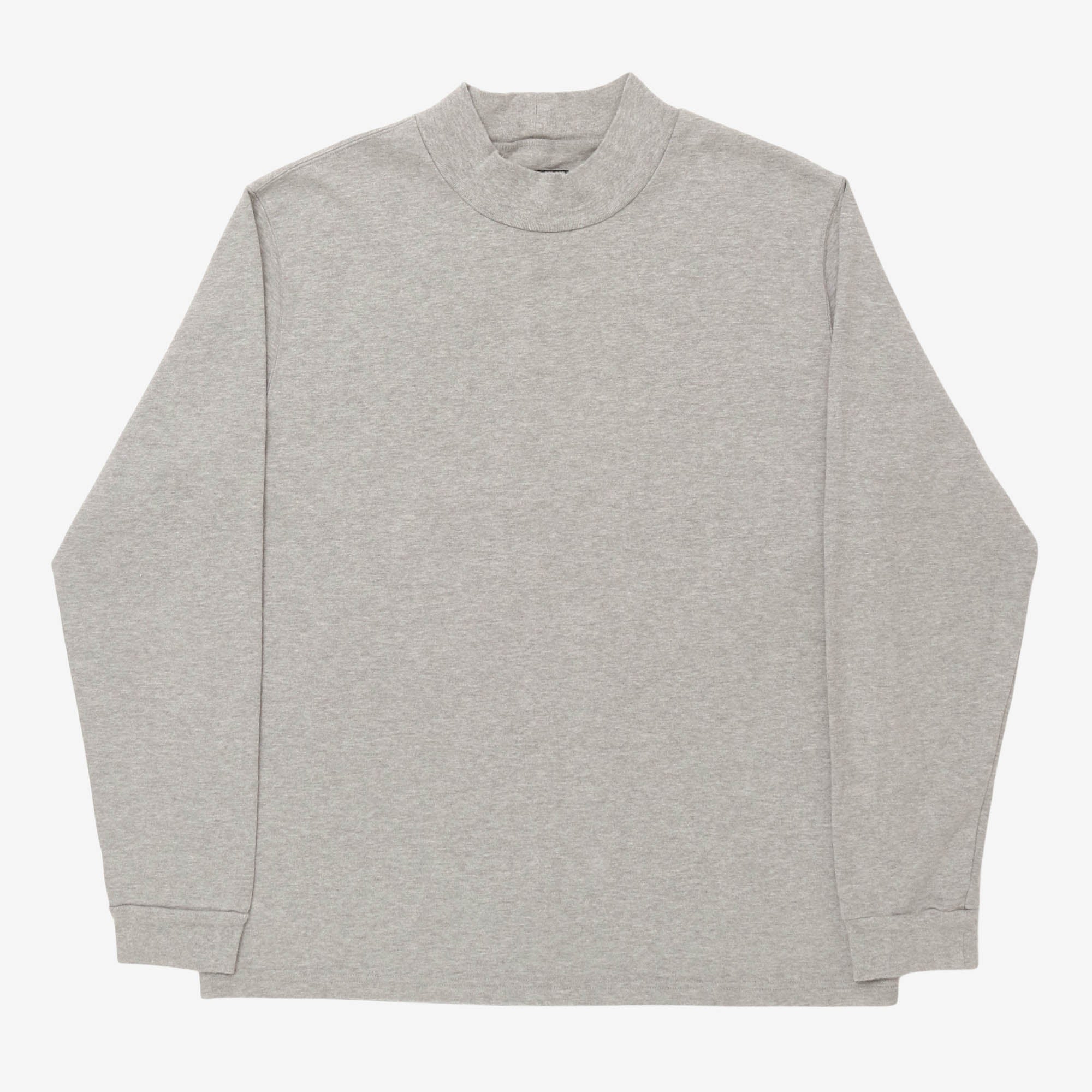 Mock Neck Heavy Tee LS