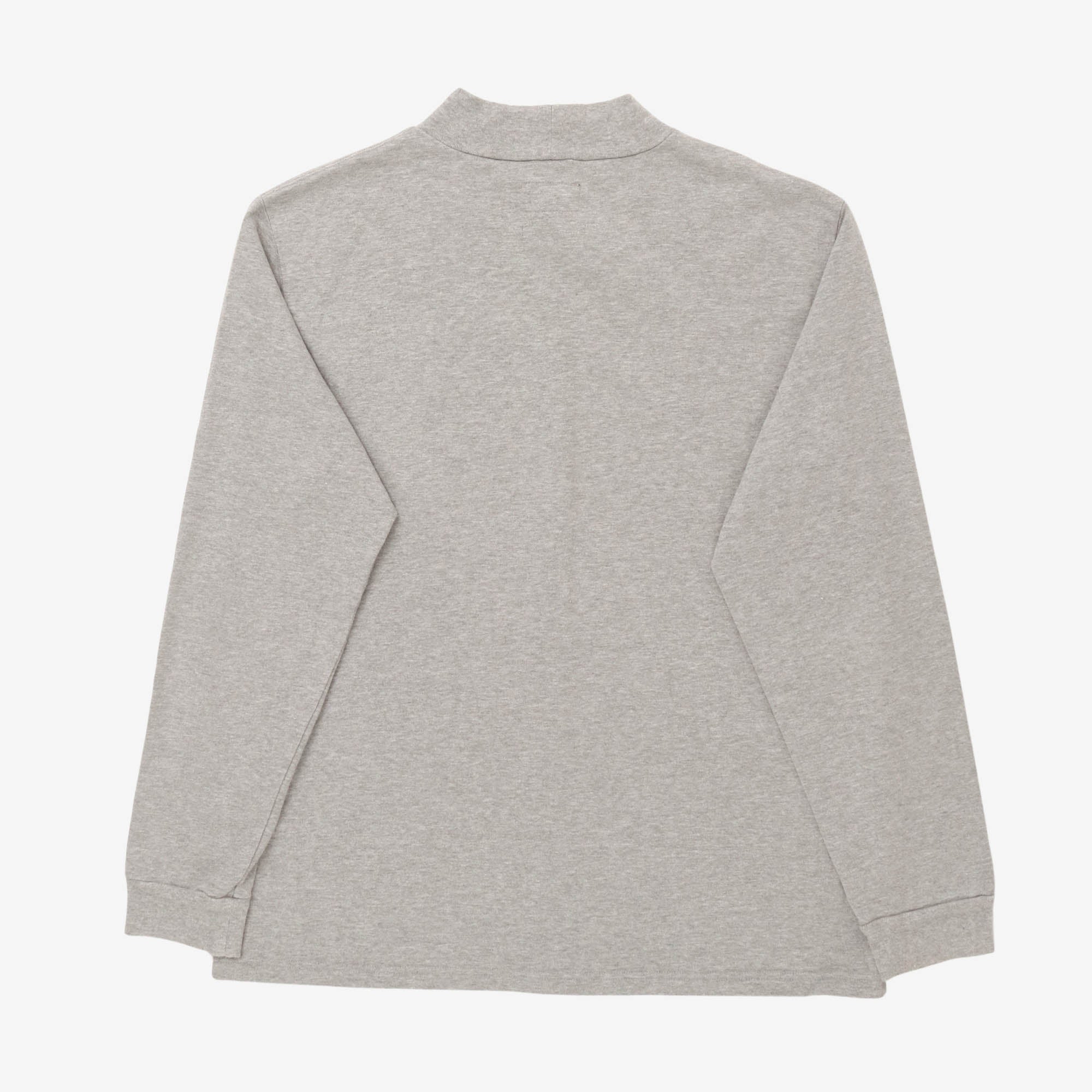 Mock Neck Heavy Tee LS