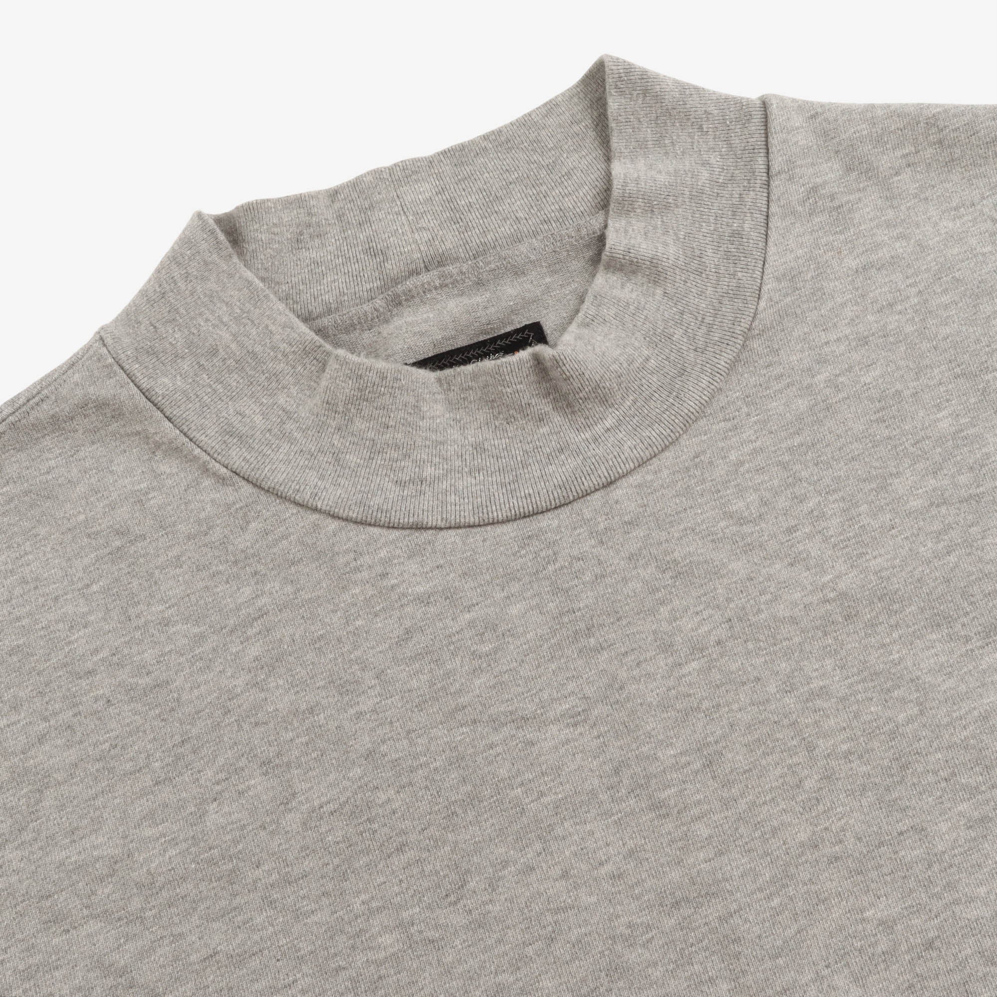 Mock Neck Heavy Tee LS