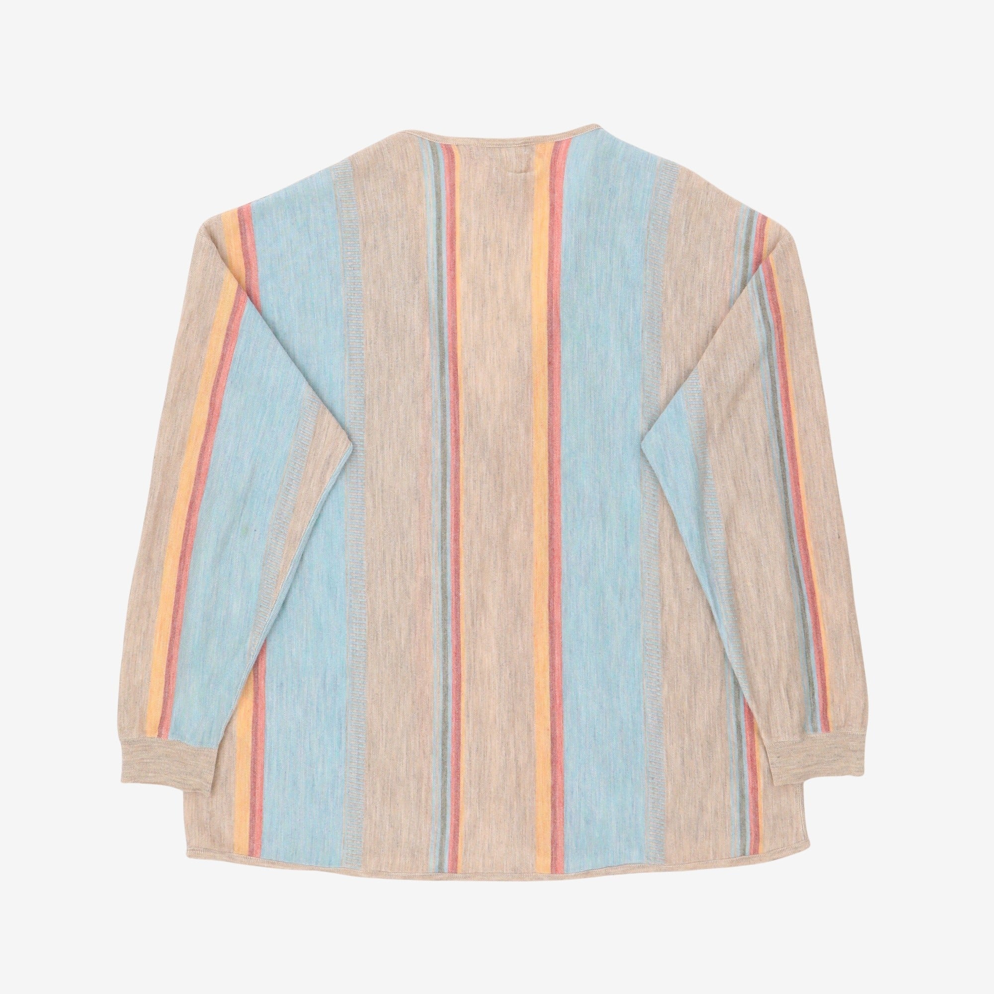 Striped Linen Cardigan
