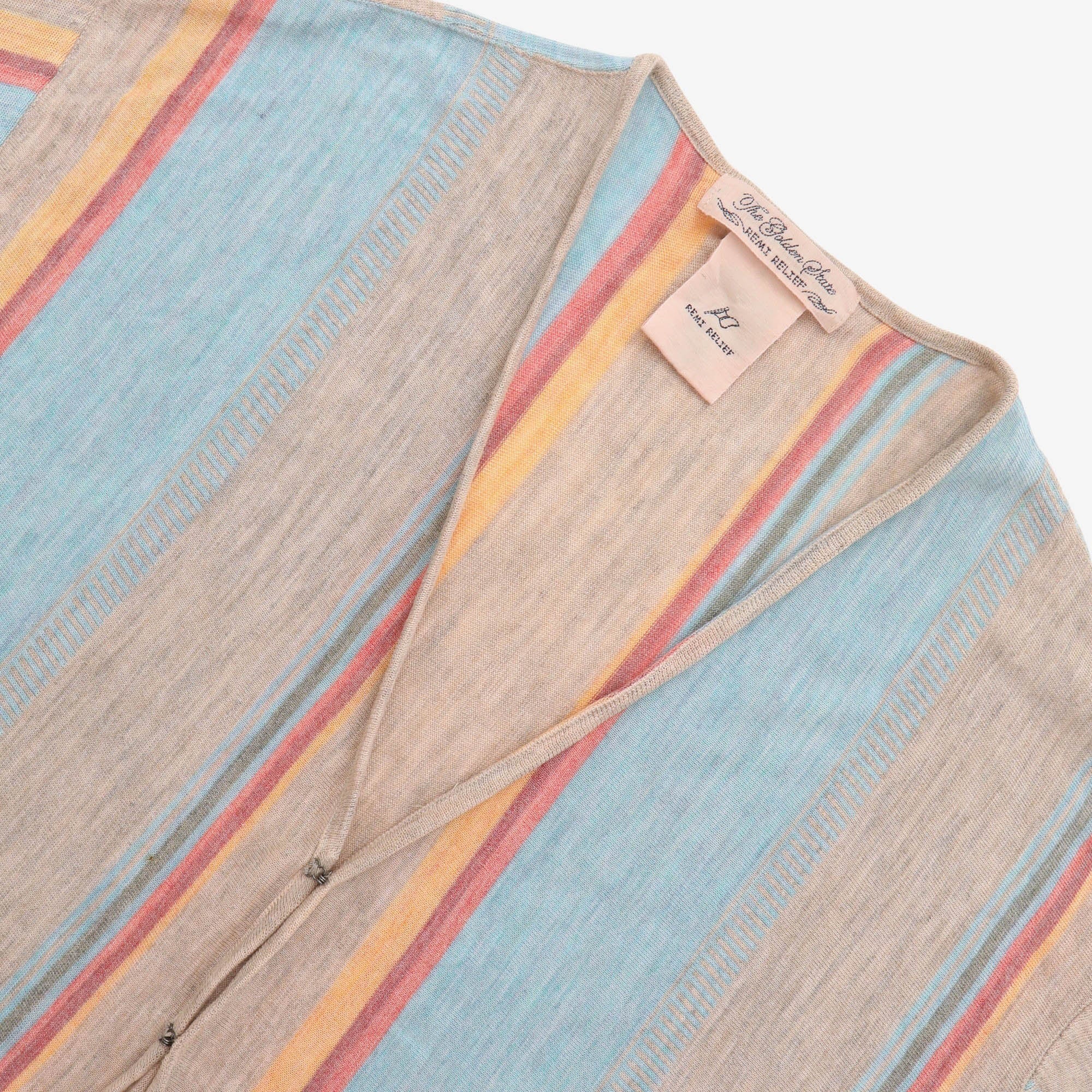 Striped Linen Cardigan