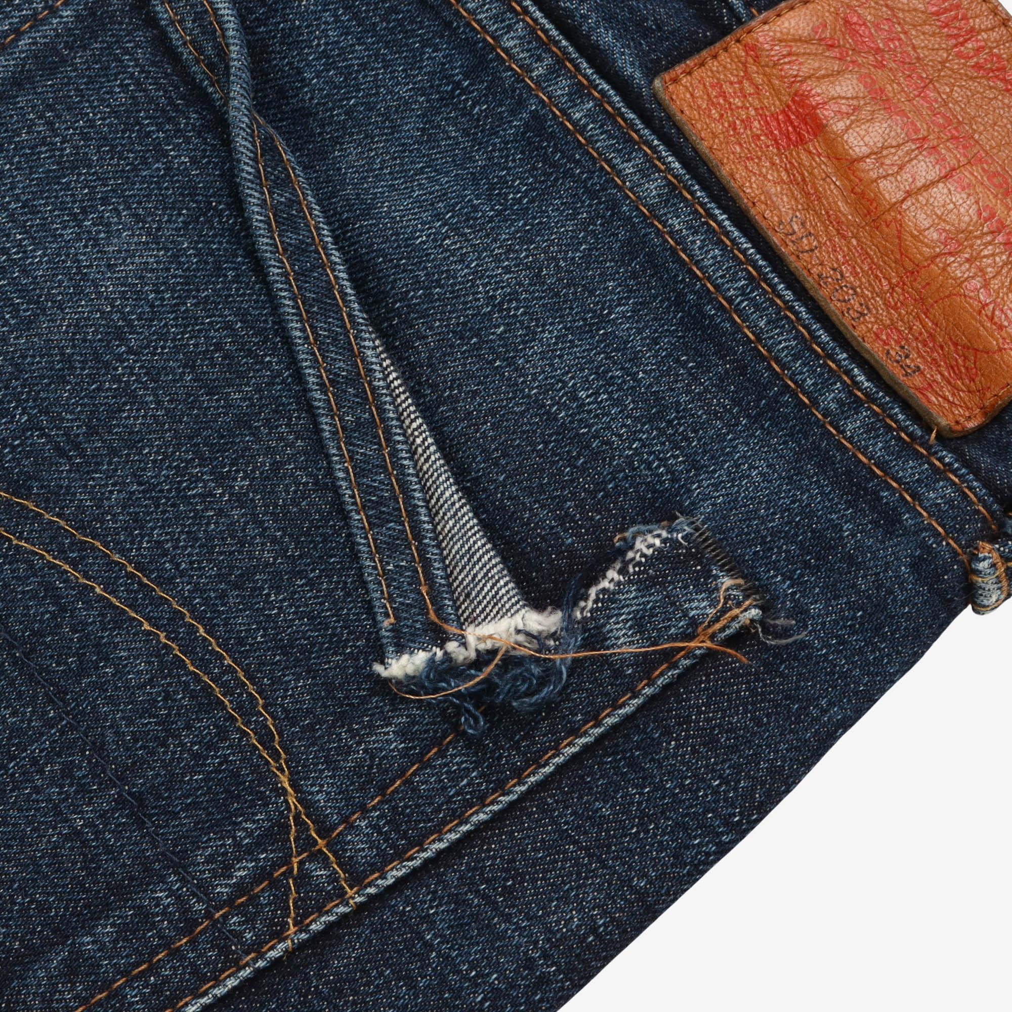 Lot SD-203 Selvedge Denim (34W x 27L)