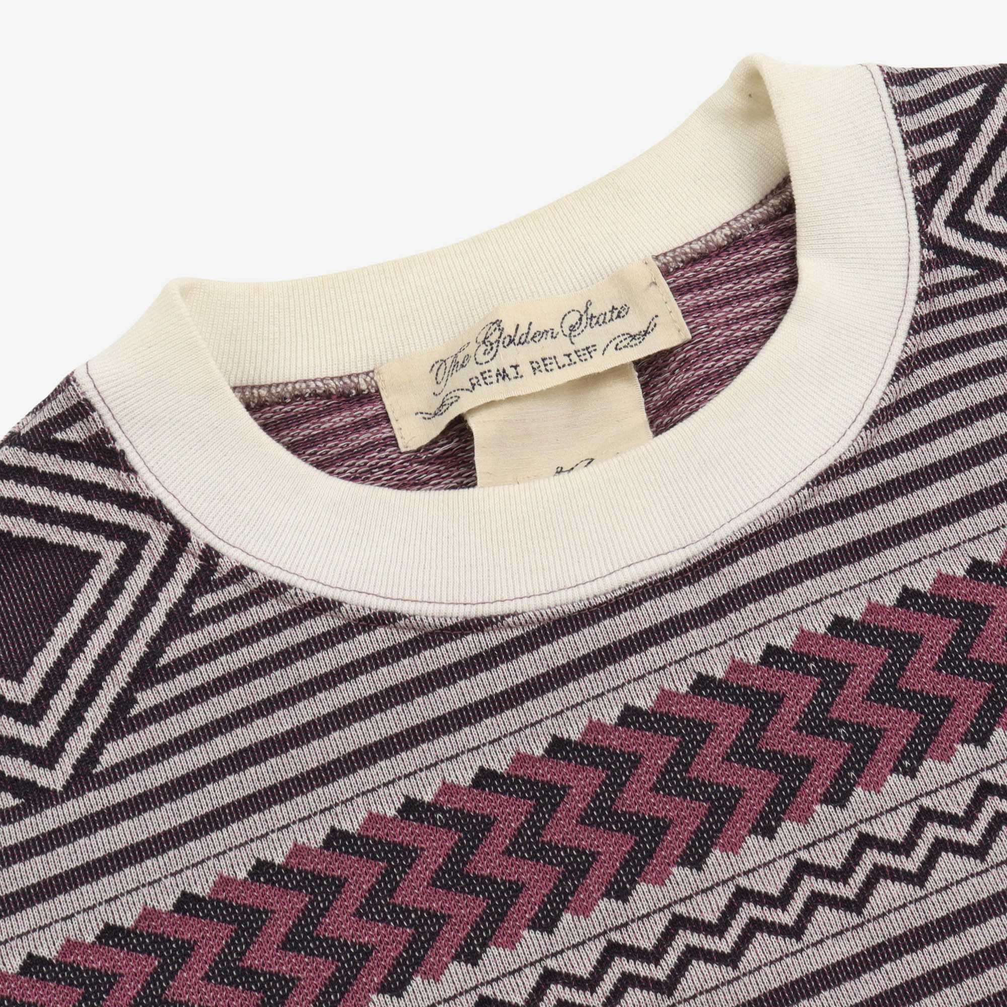 Geometric Crewneck Sweatshirt